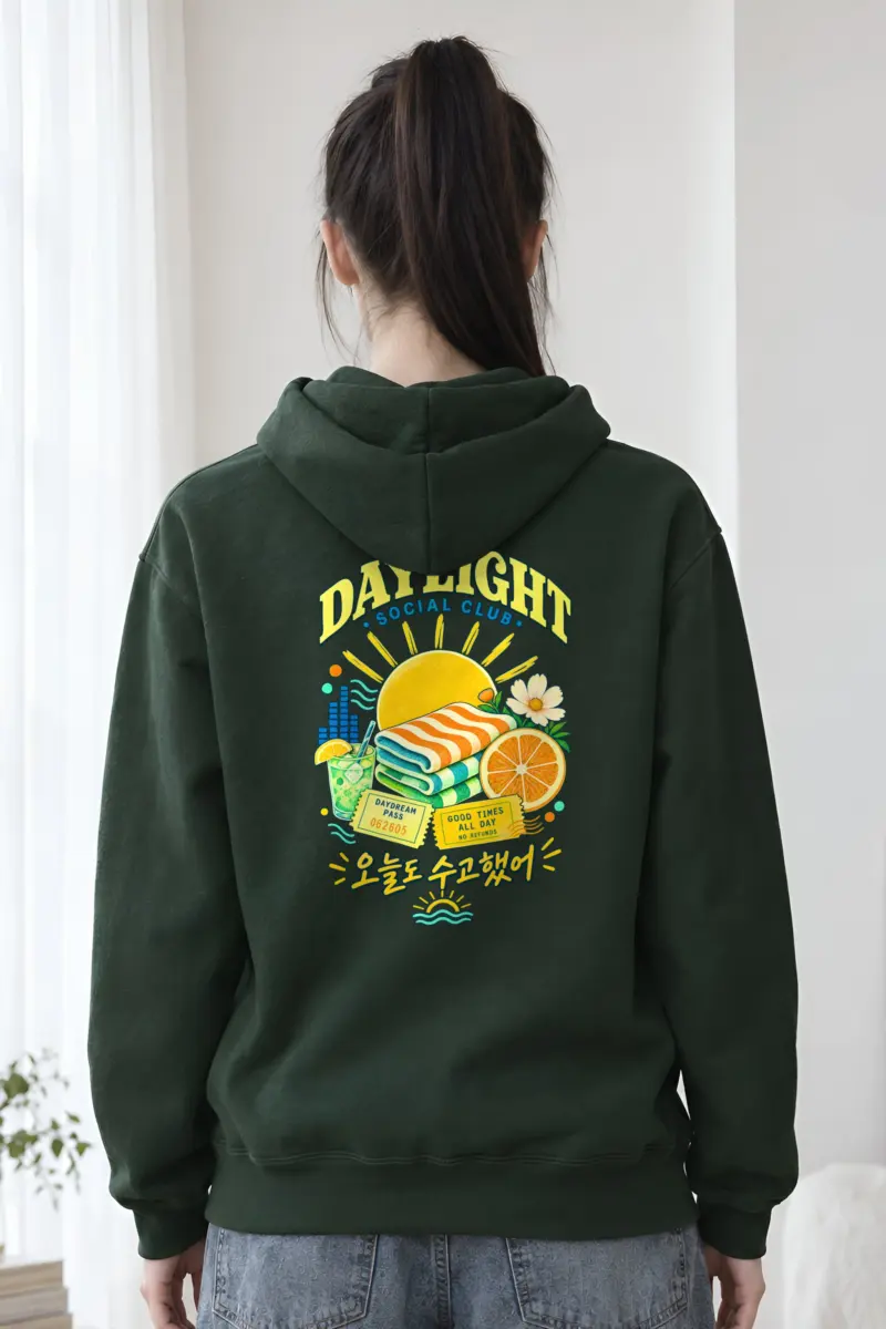 "Daylight Social Club" Heavy Blend Unisex Pullover Hoodie