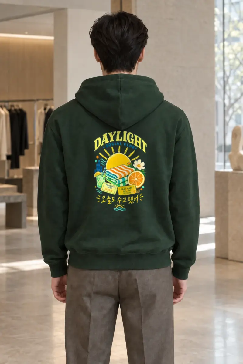 "Daylight Social Club" Heavy Blend Unisex Pullover Hoodie | Gildan 18500