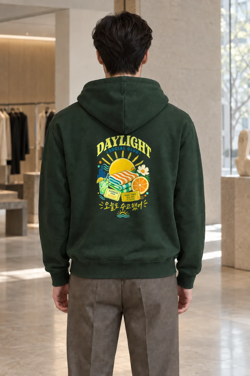 "Daylight Social Club" Heavy Blend Unisex Pullover Hoodie | Gildan 18500