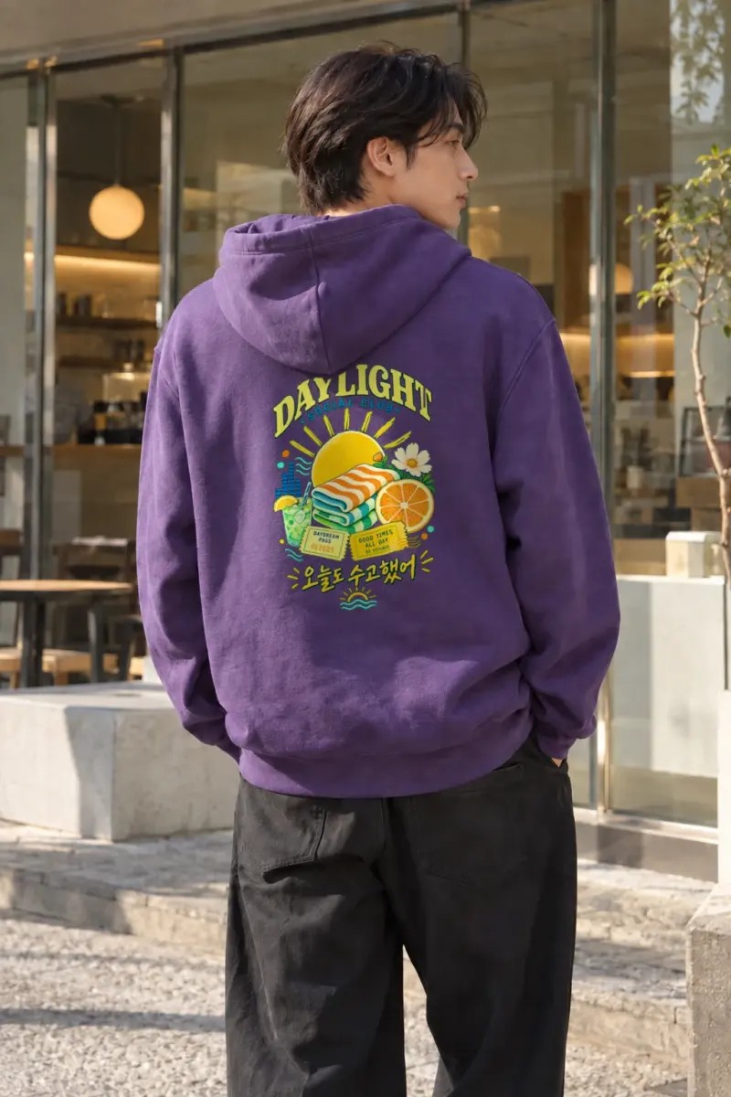 "Daylight Social Club" Heavy Blend Unisex Pullover Hoodie | Gildan 18500