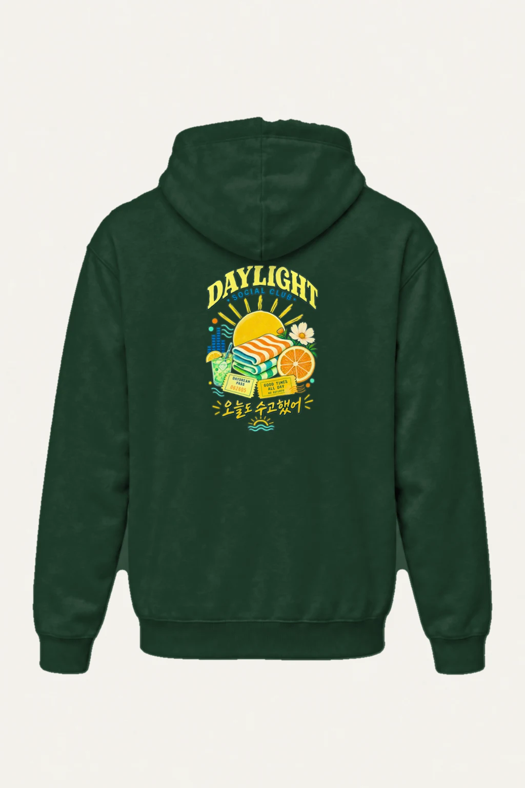 "Daylight Social Club" Heavy Blend Unisex Pullover Hoodie | Gildan 18500