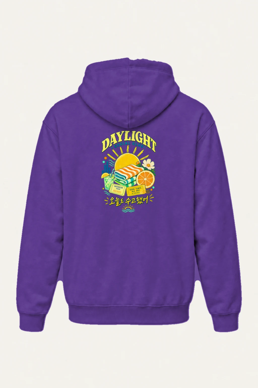 "Daylight Social Club" Heavy Blend Unisex Pullover Hoodie | Gildan 18500