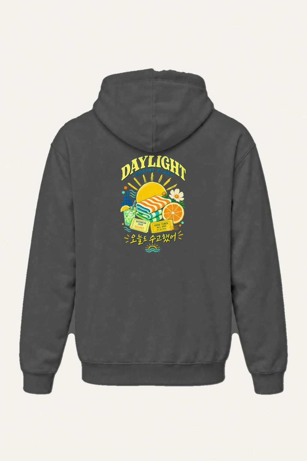 "Daylight Social Club" Heavy Blend Unisex Pullover Hoodie | Gildan 18500