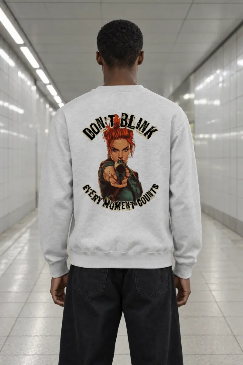 "Deadeye Stare" Heavy Blend Unisex Crewneck Sweatshirt | Gildan 18000