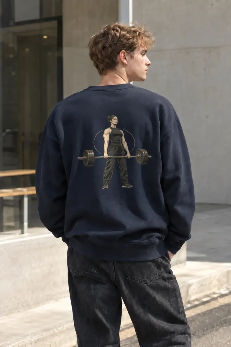 "Deadlift Balance" Heavy Blend Unisex Crewneck Sweatshirt | Gildan 18000