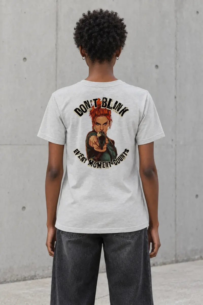 "Deadlock Stare" Heavyweight Unisex Crewneck T-shirt | Gildan 5000