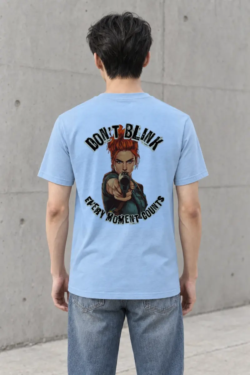 "Deadlock Stare" Heavyweight Unisex Crewneck T-shirt