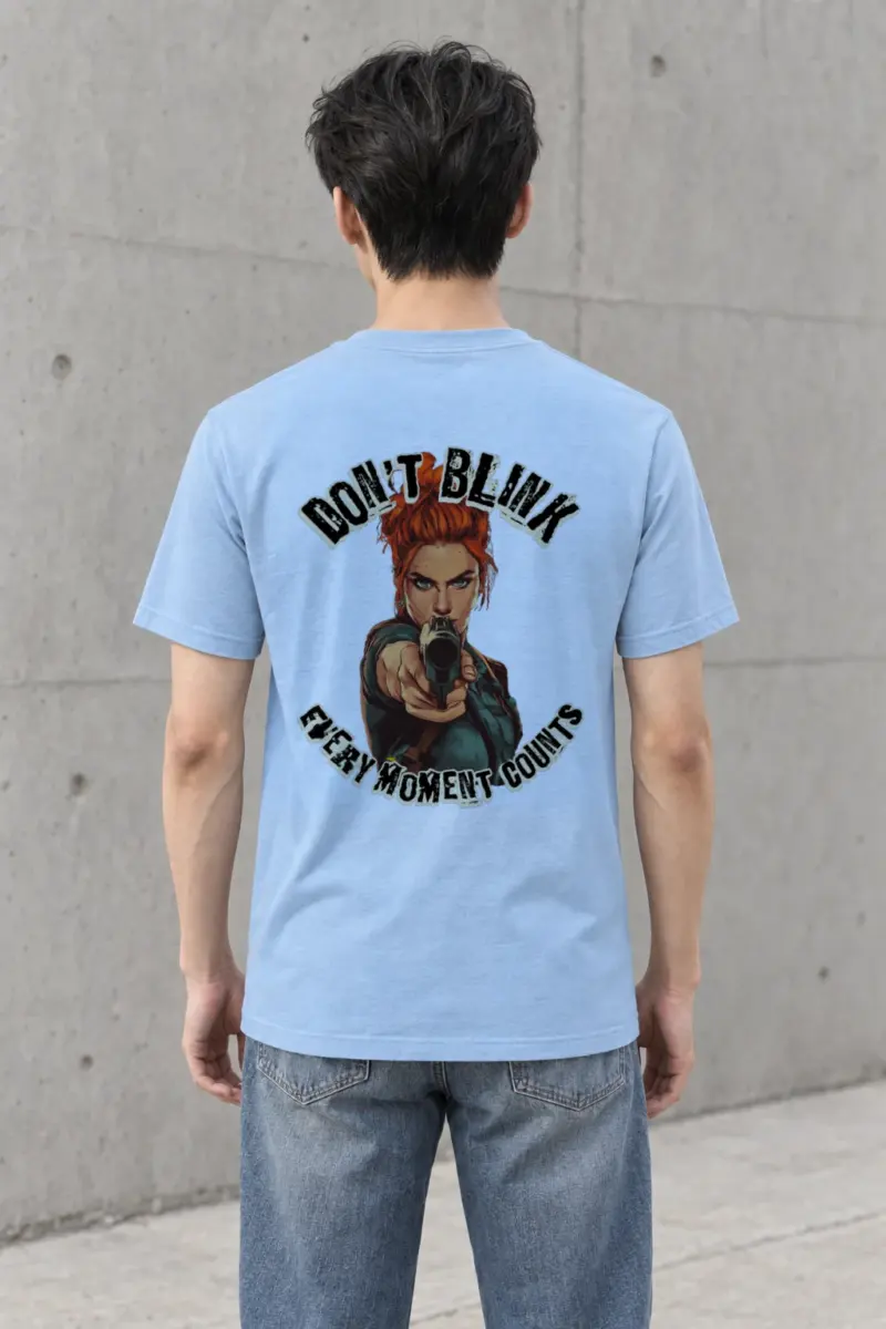 "Deadlock Stare" Heavyweight Unisex Crewneck T-shirt