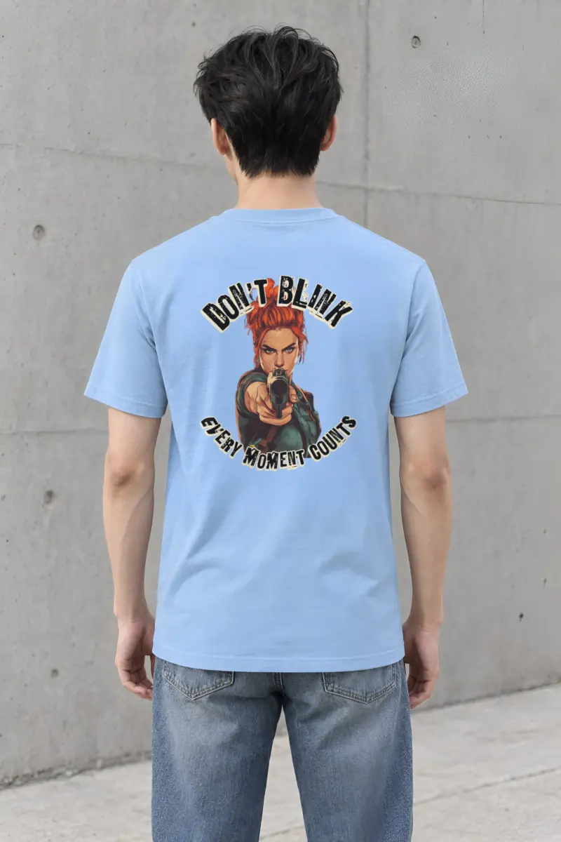 "Deadlock Stare" Heavyweight Unisex Crewneck T-shirt