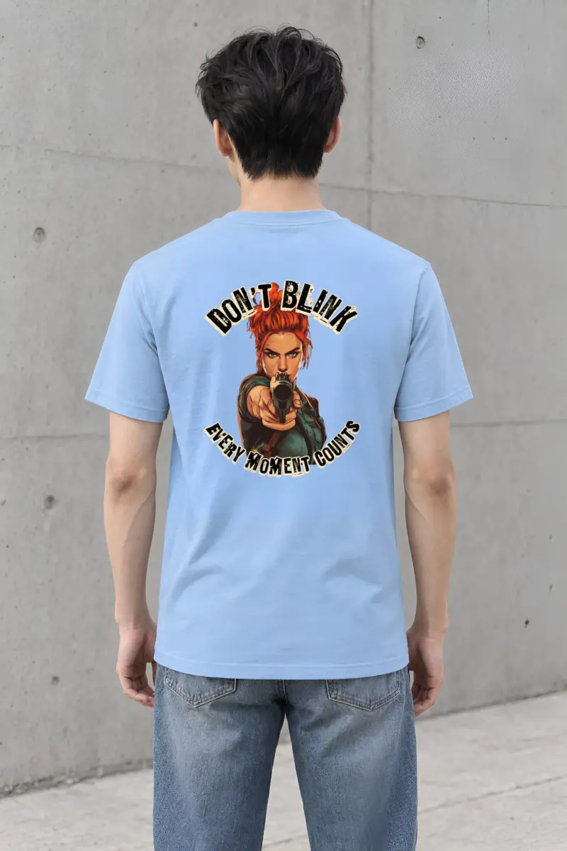 "Deadlock Stare" Heavyweight Unisex Crewneck T-shirt