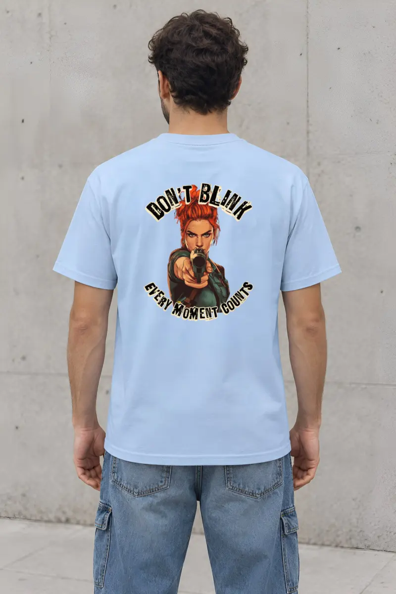 "Deadlock Stare" Heavyweight Unisex Crewneck T-shirt