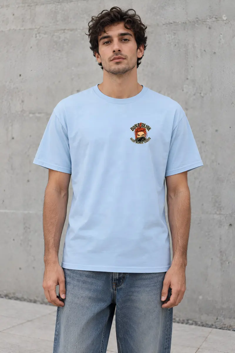 "Deadlock Stare" Heavyweight Unisex Crewneck T-shirt
