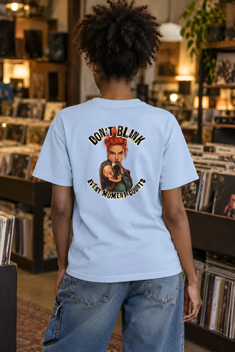 "Deadlock Stare" Heavyweight Unisex Crewneck T-shirt