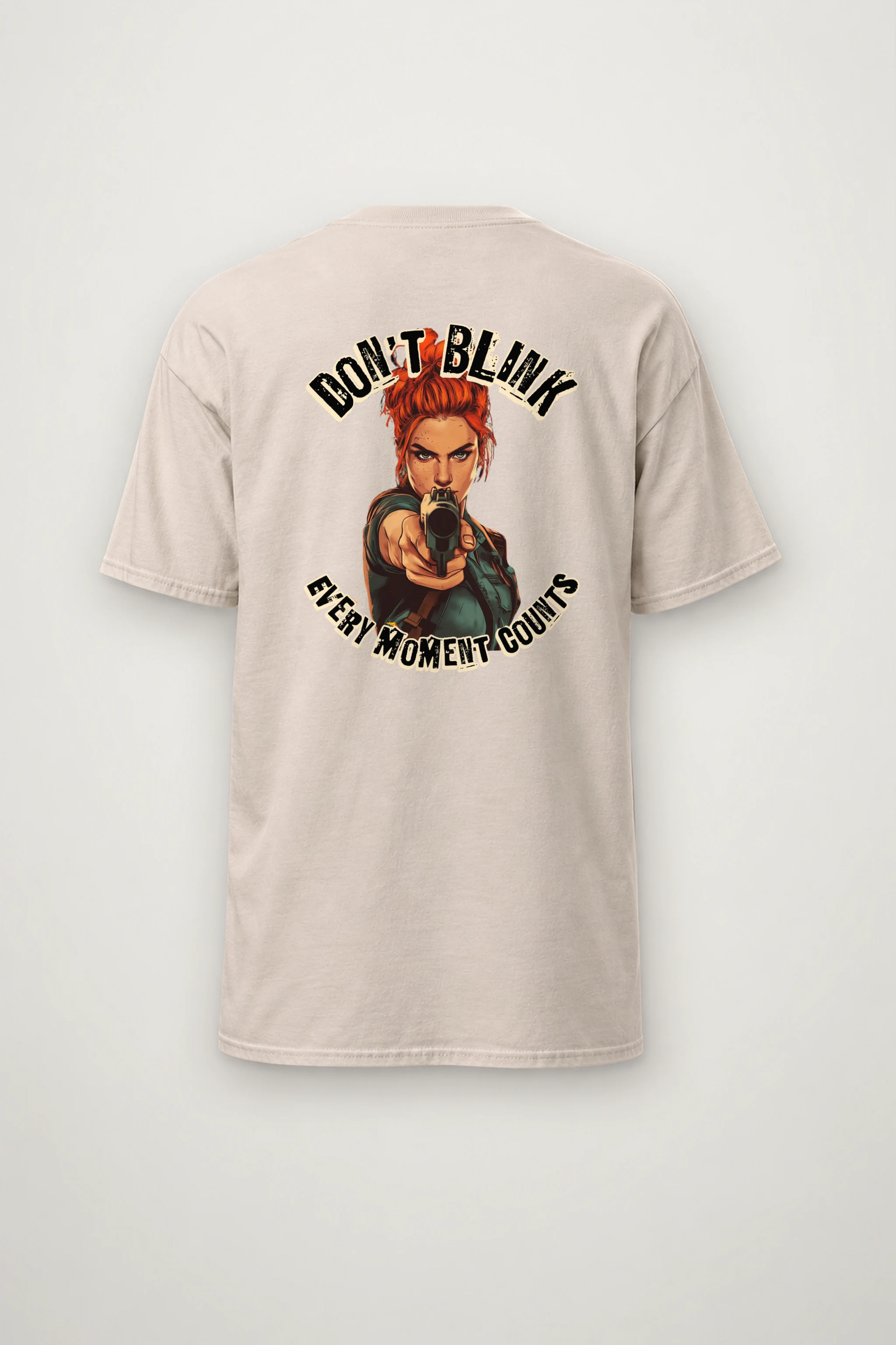 "Deadlock Stare" Heavyweight Unisex Crewneck T-shirt