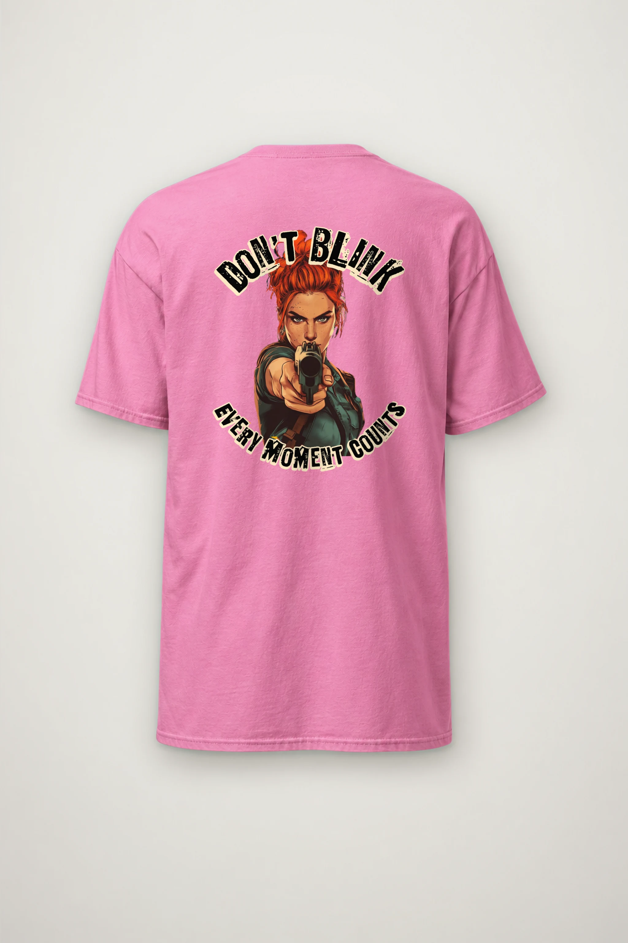"Deadlock Stare" Heavyweight Unisex Crewneck T-shirt