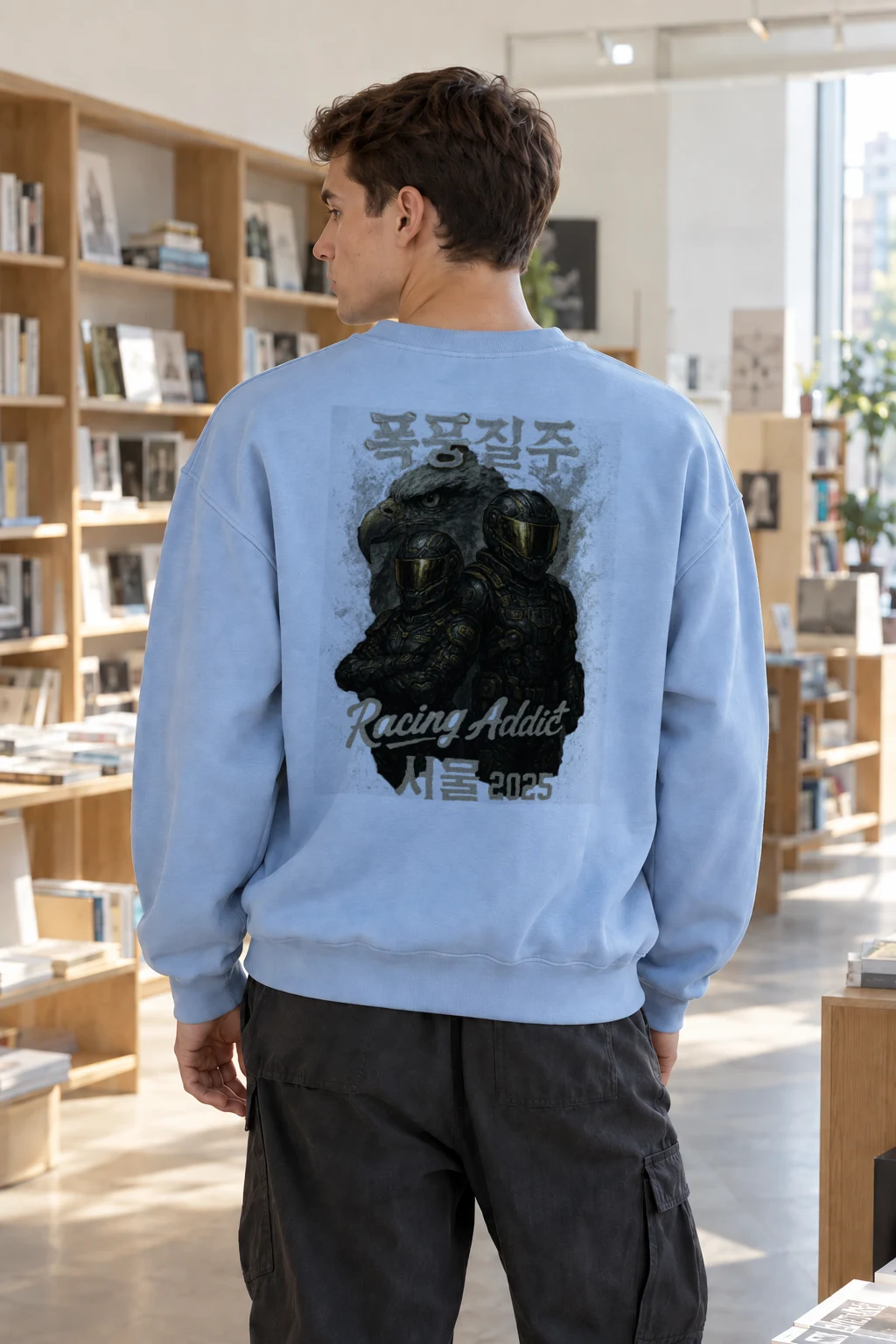 "Death Run Seoul" Heavy Blend Unisex Crewneck Sweatshirt | Gildan 18000