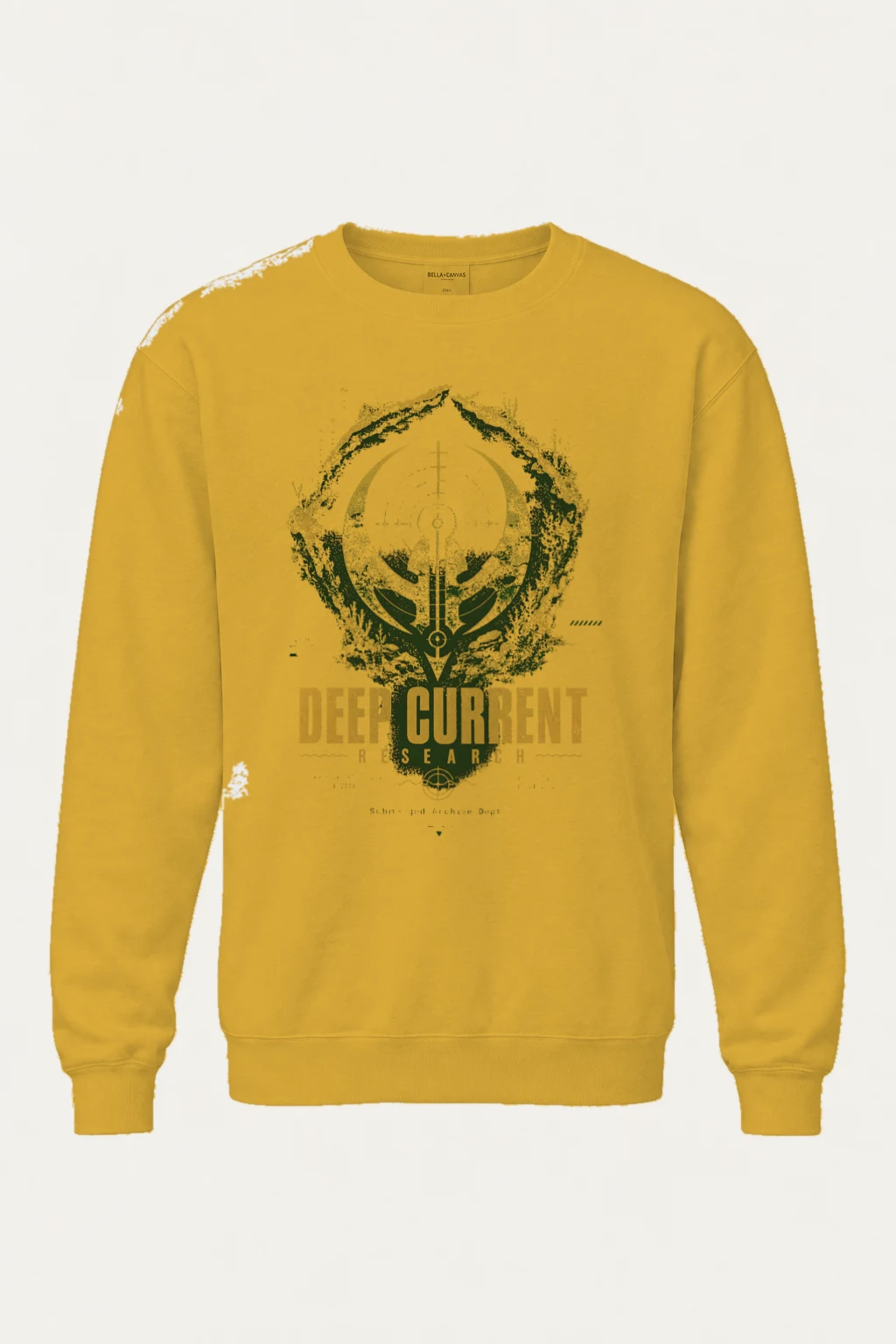 "Deep Current Research" Heavy Blend Unisex Crewneck Sweatshirt | Gildan 18000