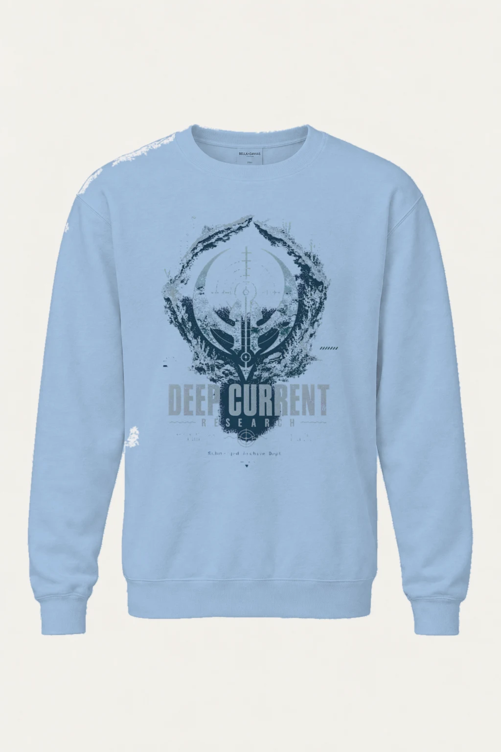 "Deep Current Research" Heavy Blend Unisex Crewneck Sweatshirt | Gildan 18000