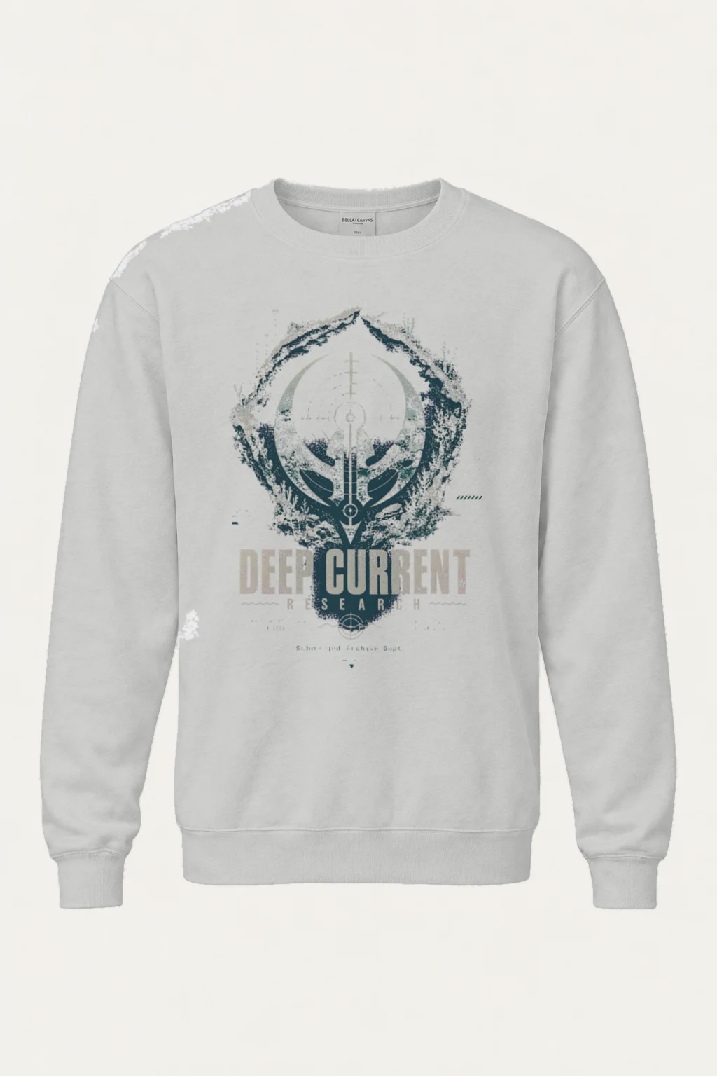 "Deep Current Research" Heavy Blend Unisex Crewneck Sweatshirt | Gildan 18000