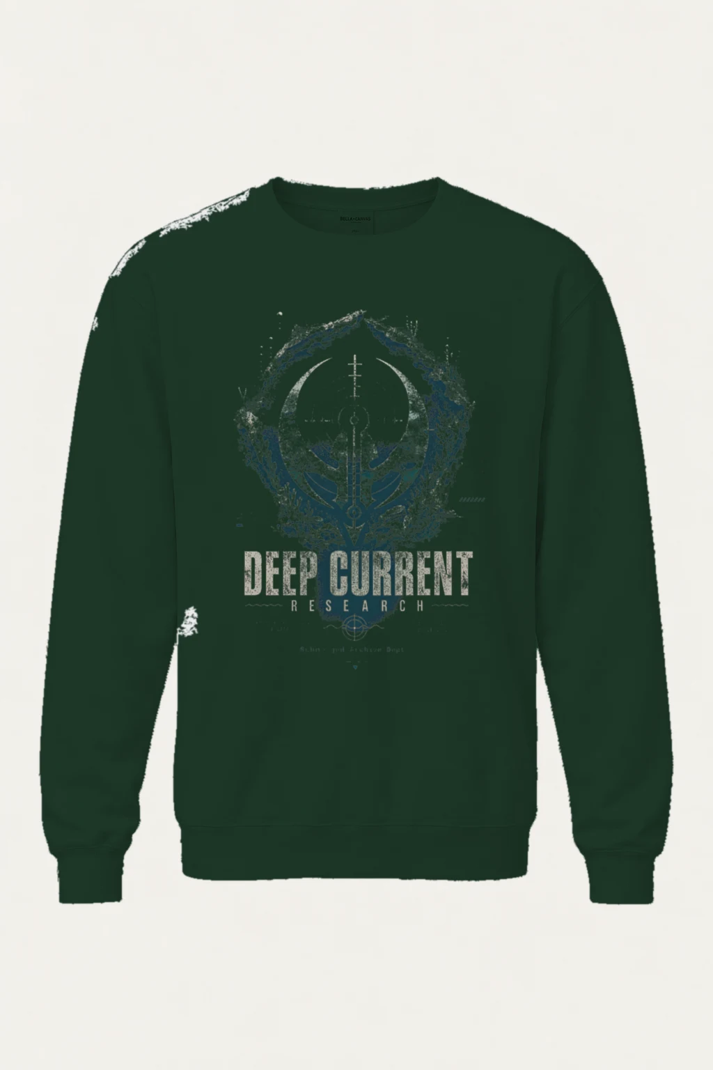 "Deep Current Research" Heavy Blend Unisex Crewneck Sweatshirt | Gildan 18000