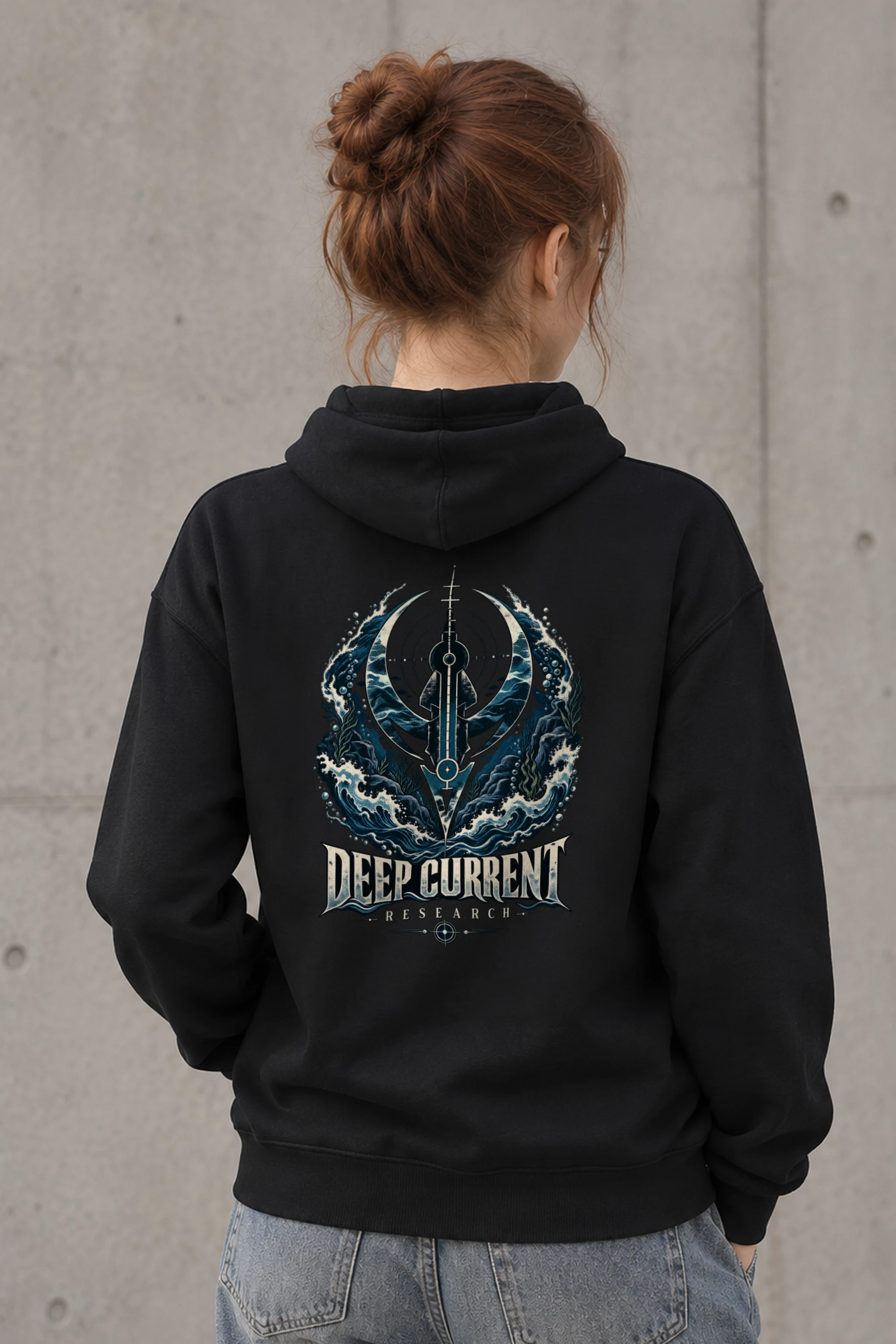 "Deep Current Research" Heavy Blend Unisex Pullover Hoodie