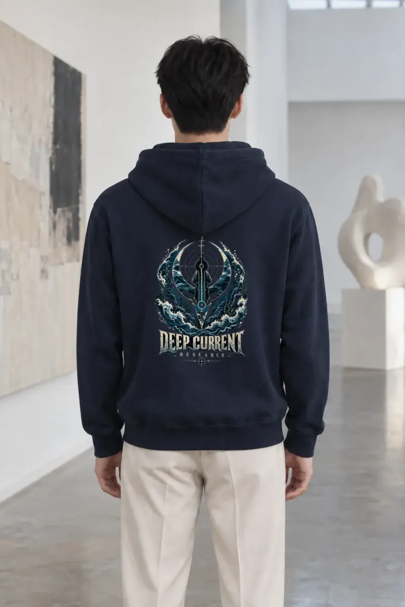 "Deep Current Research" Heavy Blend Unisex Pullover Hoodie | Gildan 18500