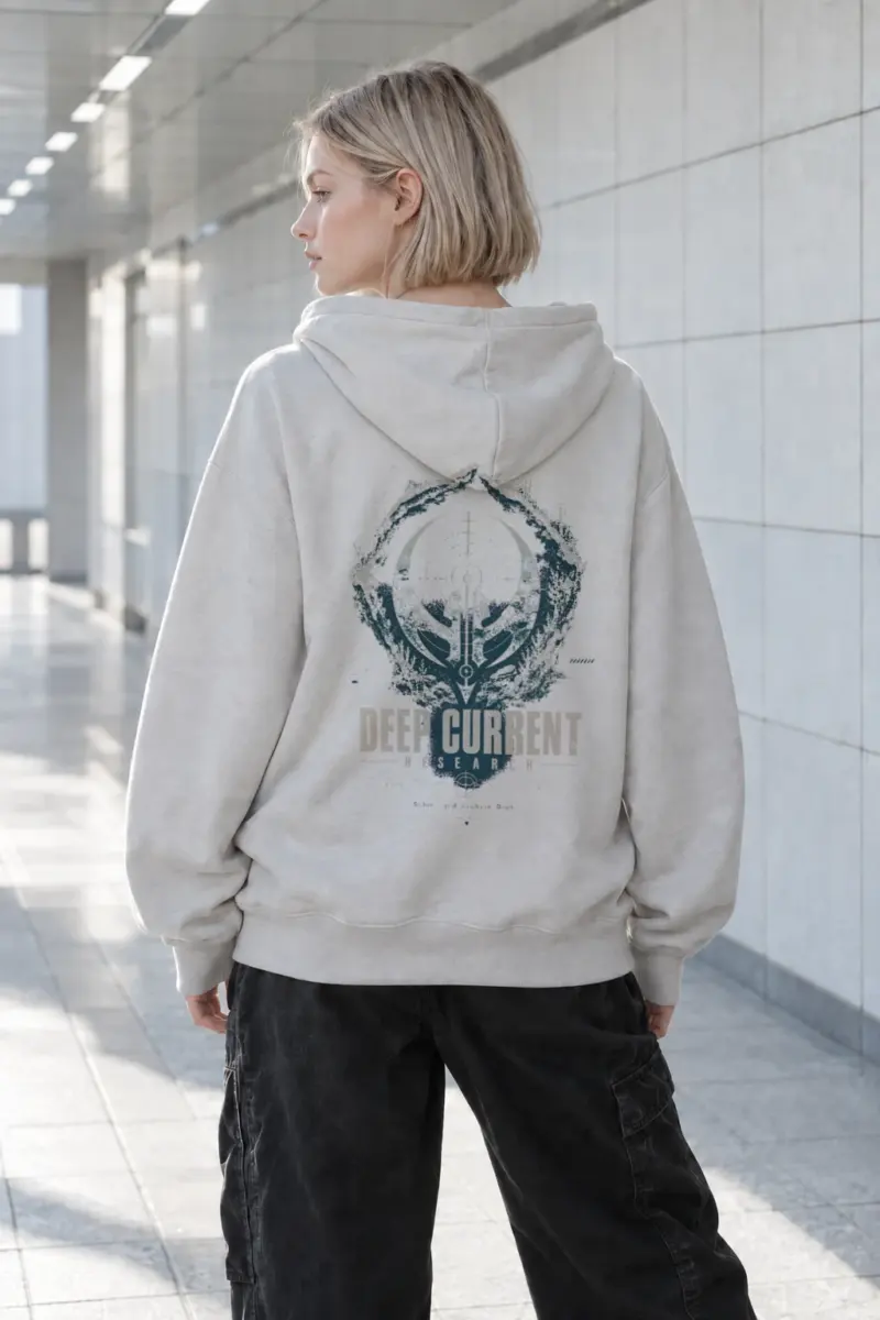"Deep Current Research" Heavy Blend Unisex Pullover Hoodie | Gildan 18500