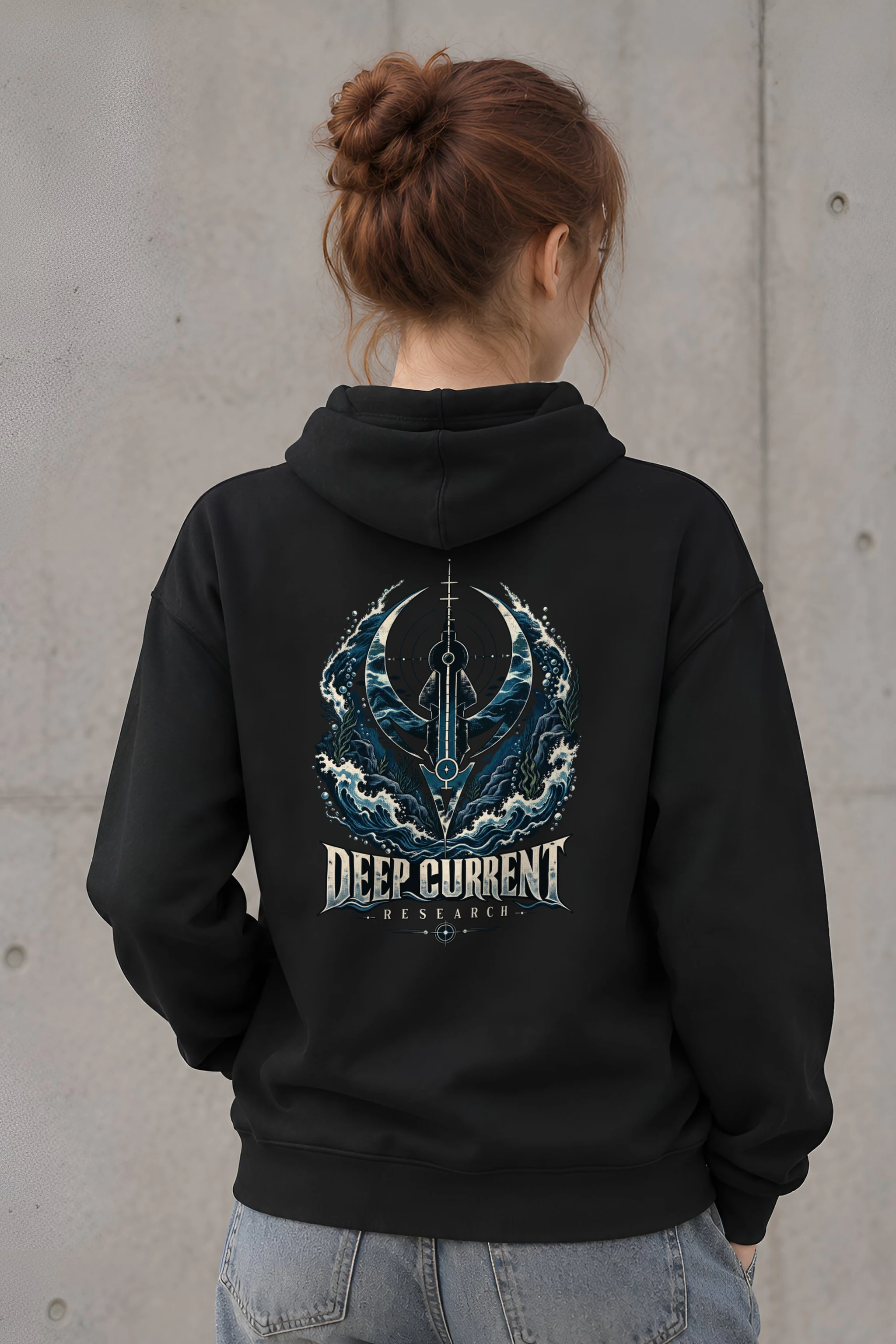 "Deep Current Research" Heavy Blend Unisex Pullover Hoodie