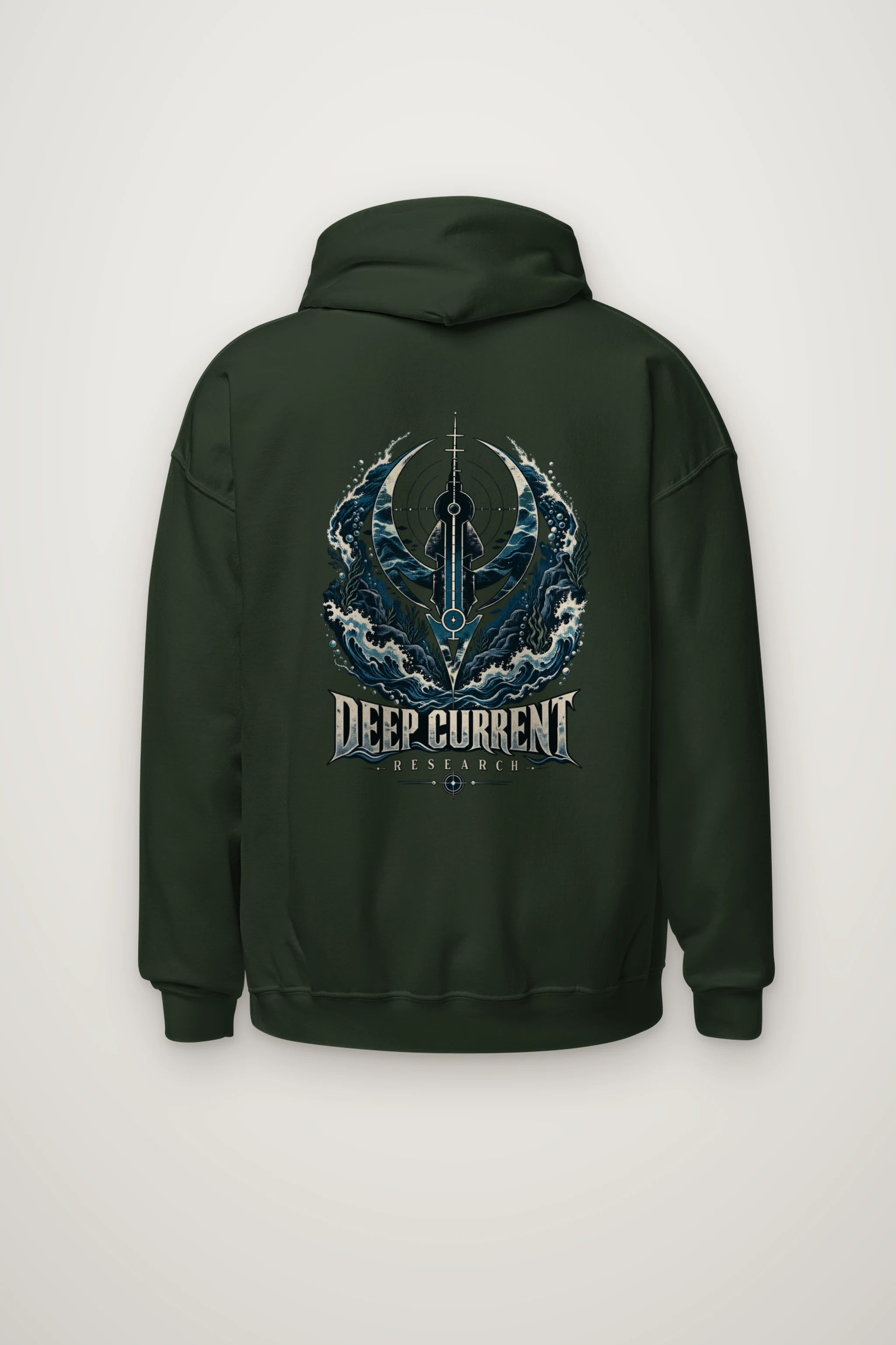 "Deep Current Research" Heavy Blend Unisex Pullover Hoodie
