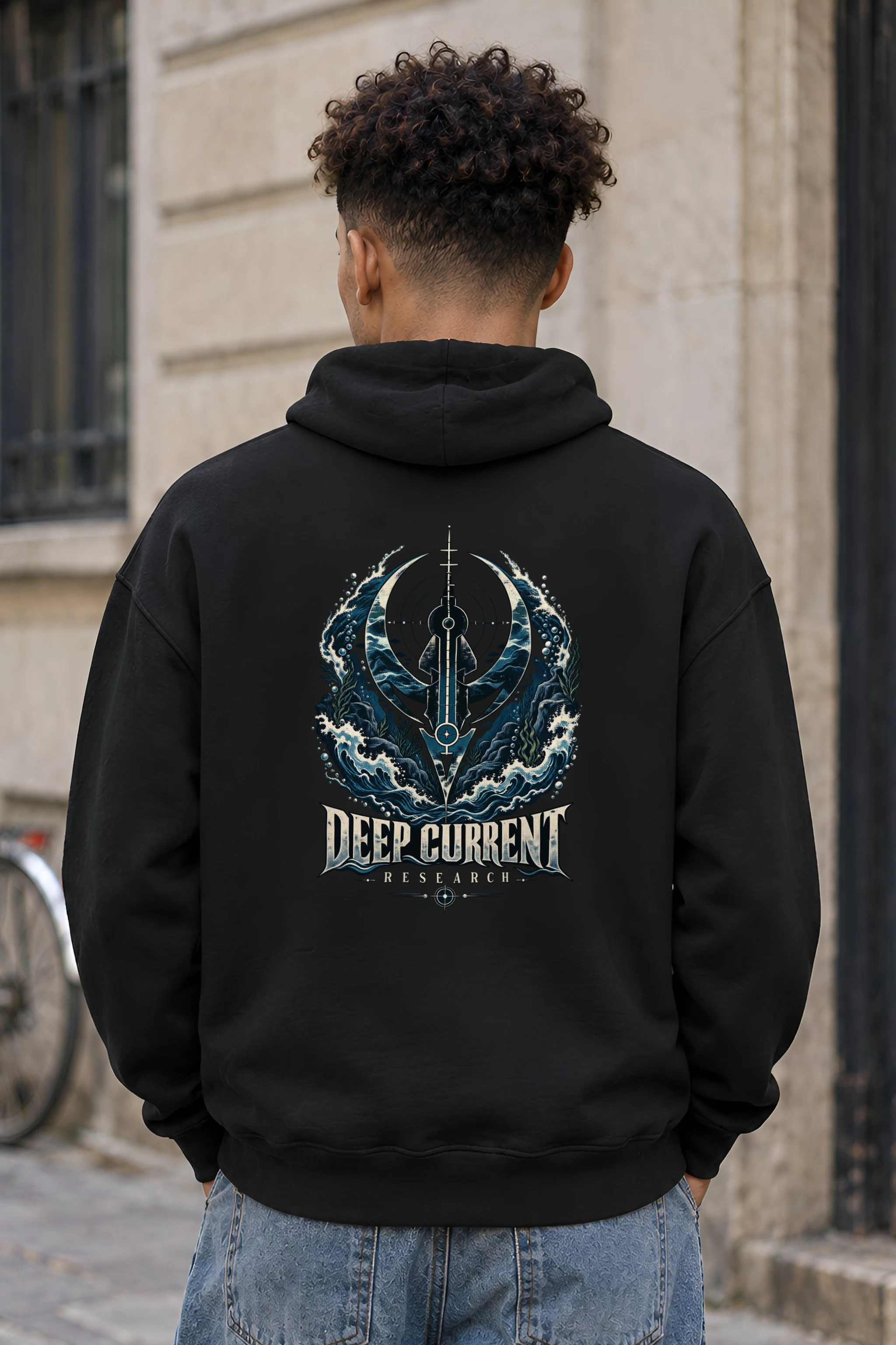 "Deep Current Research" Heavy Blend Unisex Pullover Hoodie
