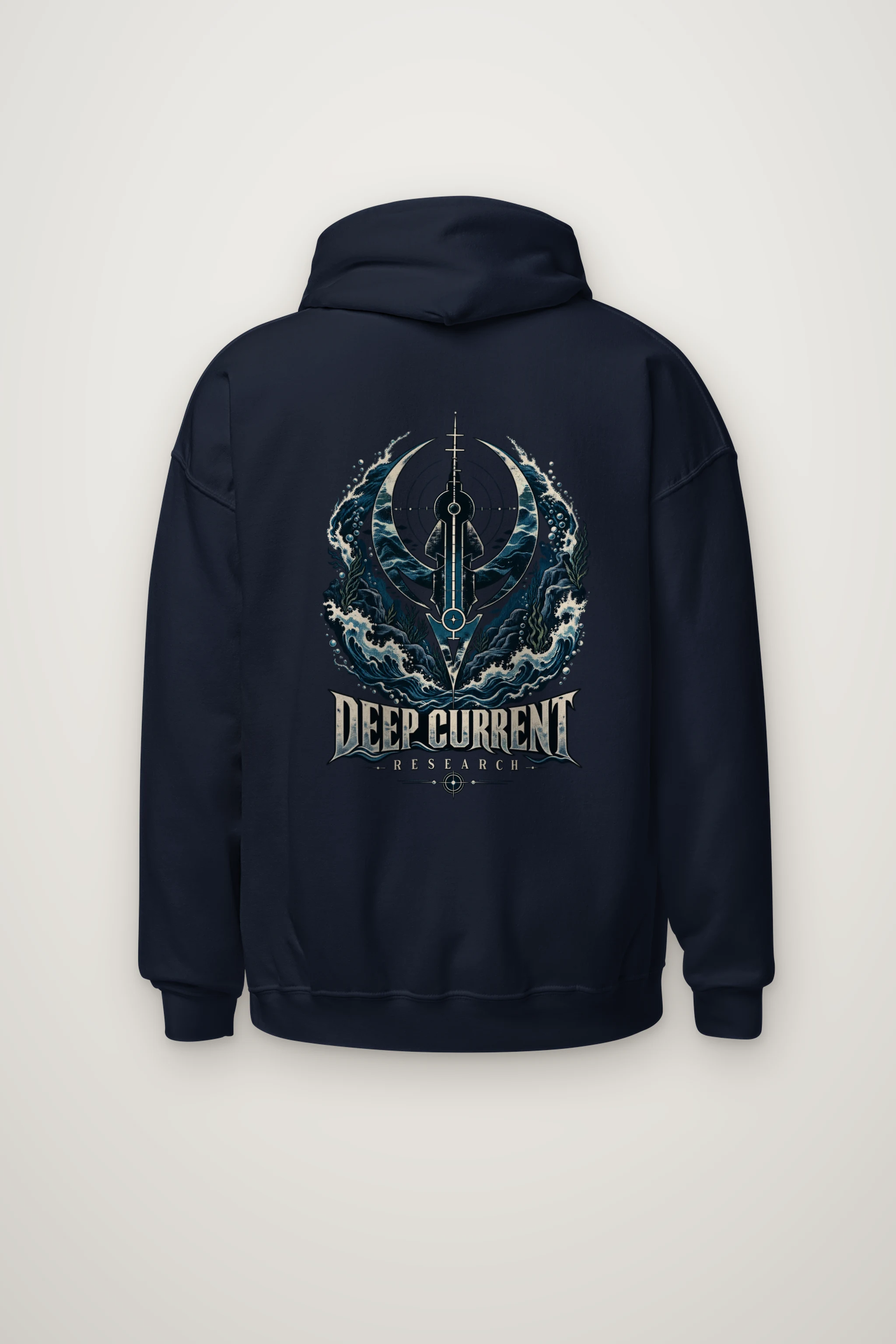 "Deep Current Research" Heavy Blend Unisex Pullover Hoodie