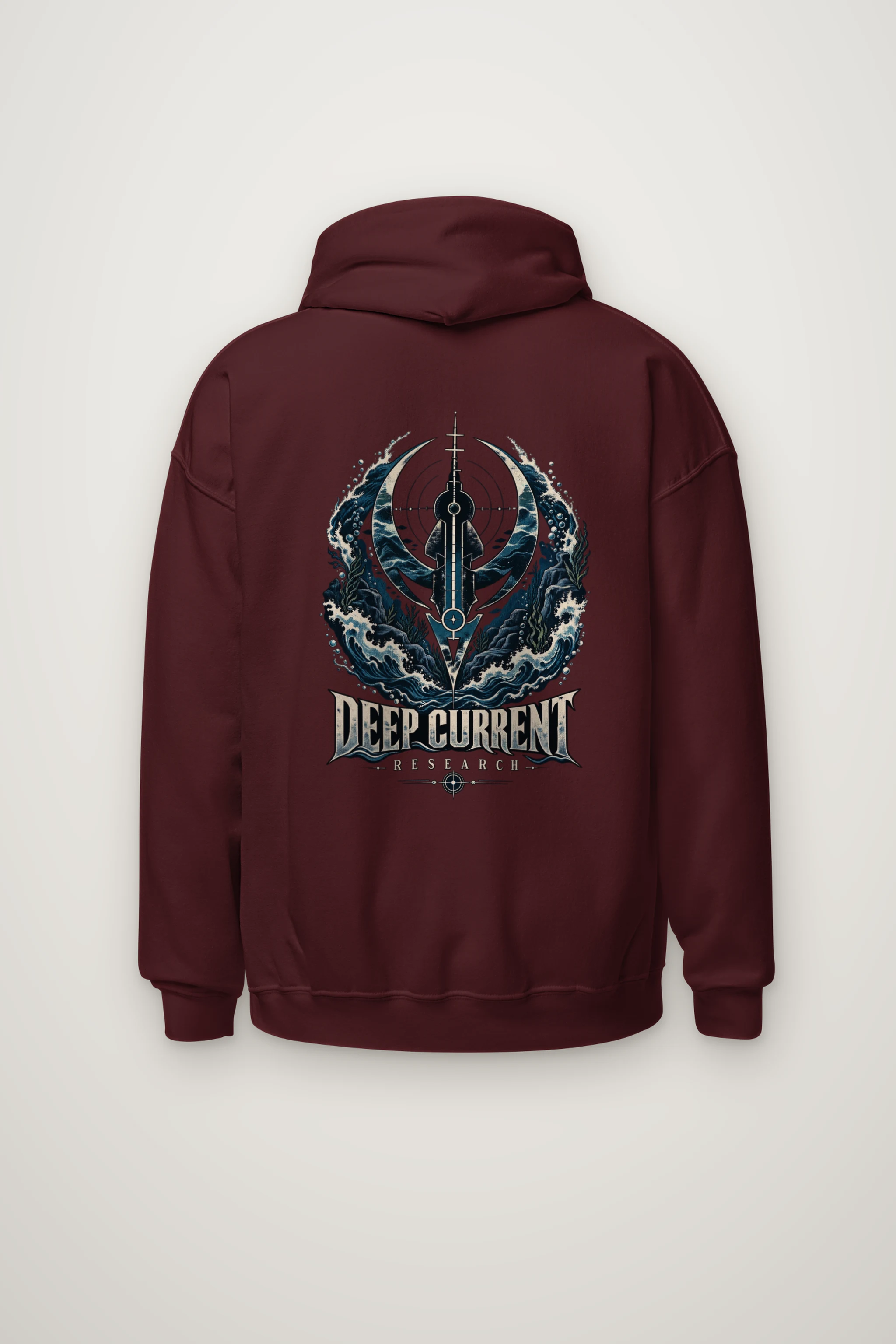 "Deep Current Research" Heavy Blend Unisex Pullover Hoodie