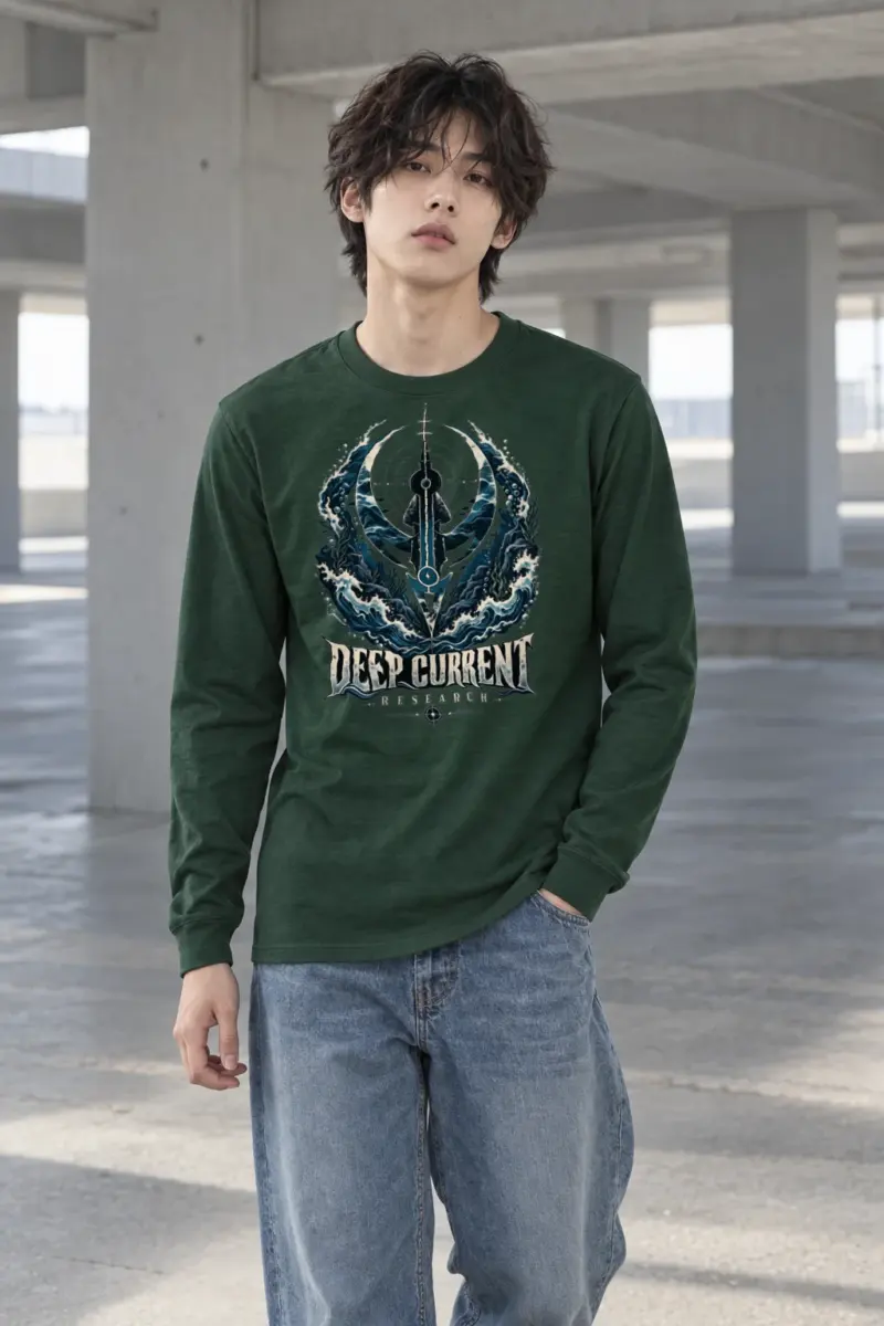 "Deep Current Research" Unisex Longsleeve T-shirt