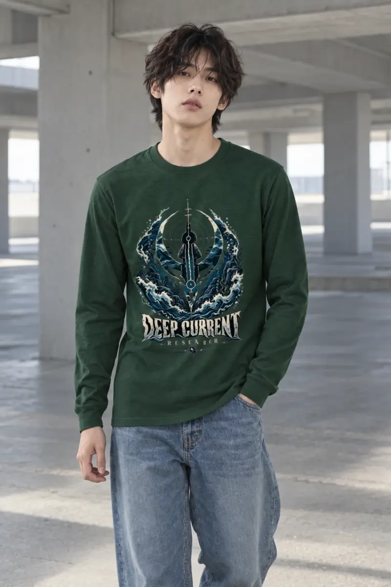"Deep Current Research" Unisex Longsleeve T-shirt
