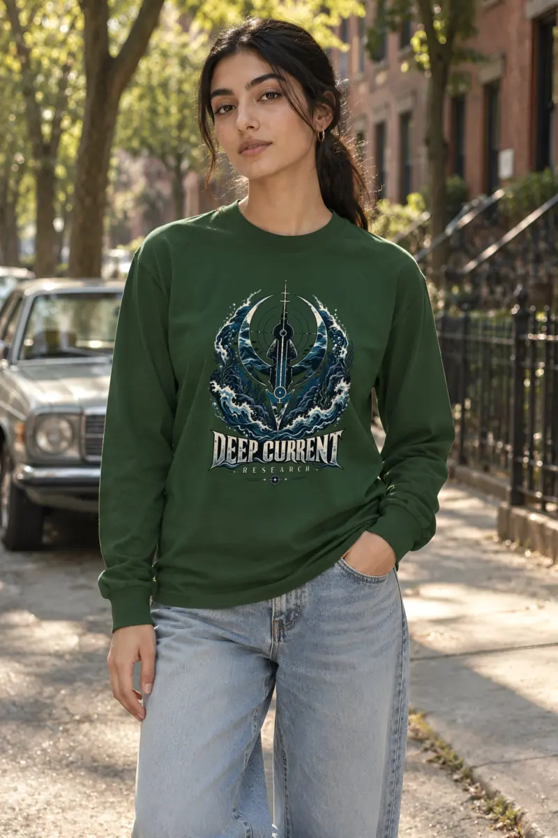 "Deep Current Research" Unisex Longsleeve T-shirt