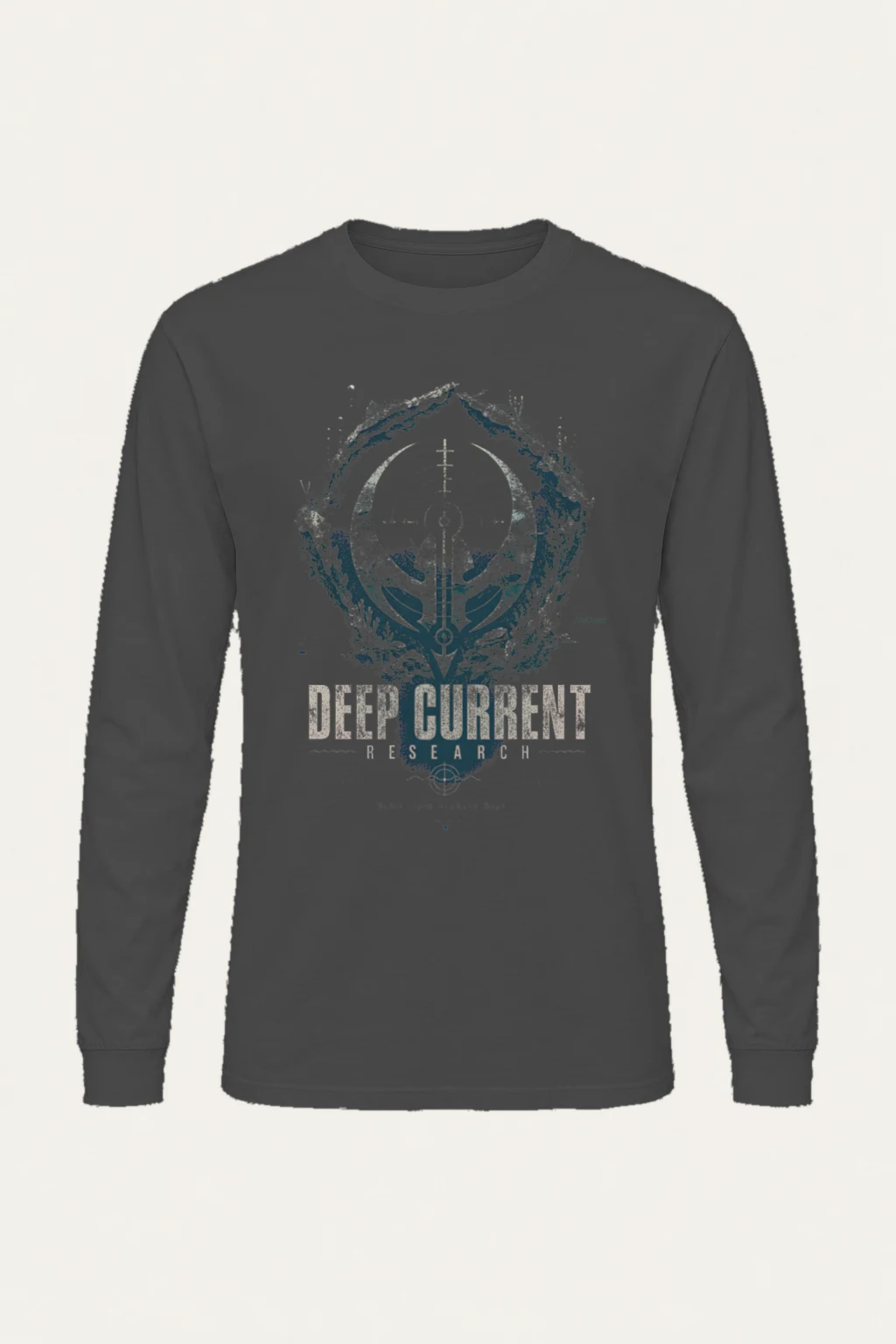 "Deep Current Research" Unisex Longsleeve T-shirt | Gildan 2400