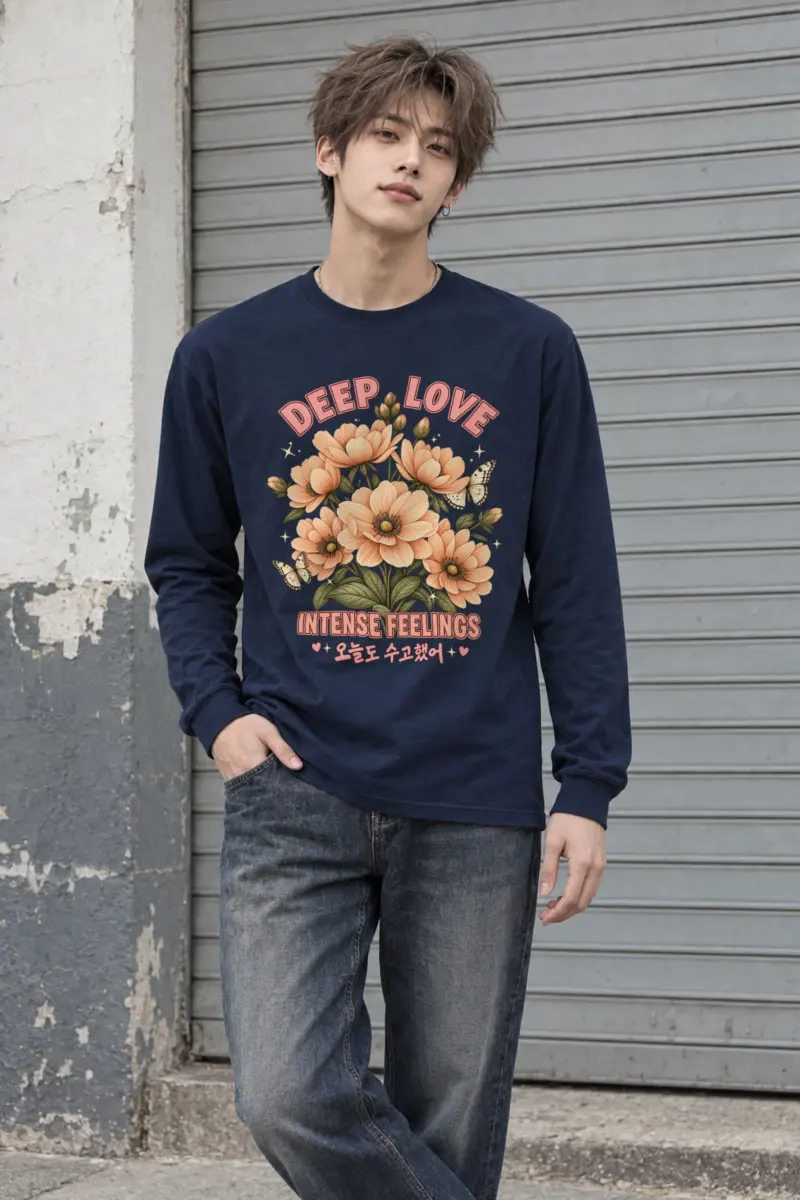 "Deep Love Daisies" Unisex Longsleeve T-shirt