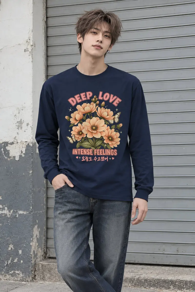 "Deep Love Daisies" Unisex Longsleeve T-shirt