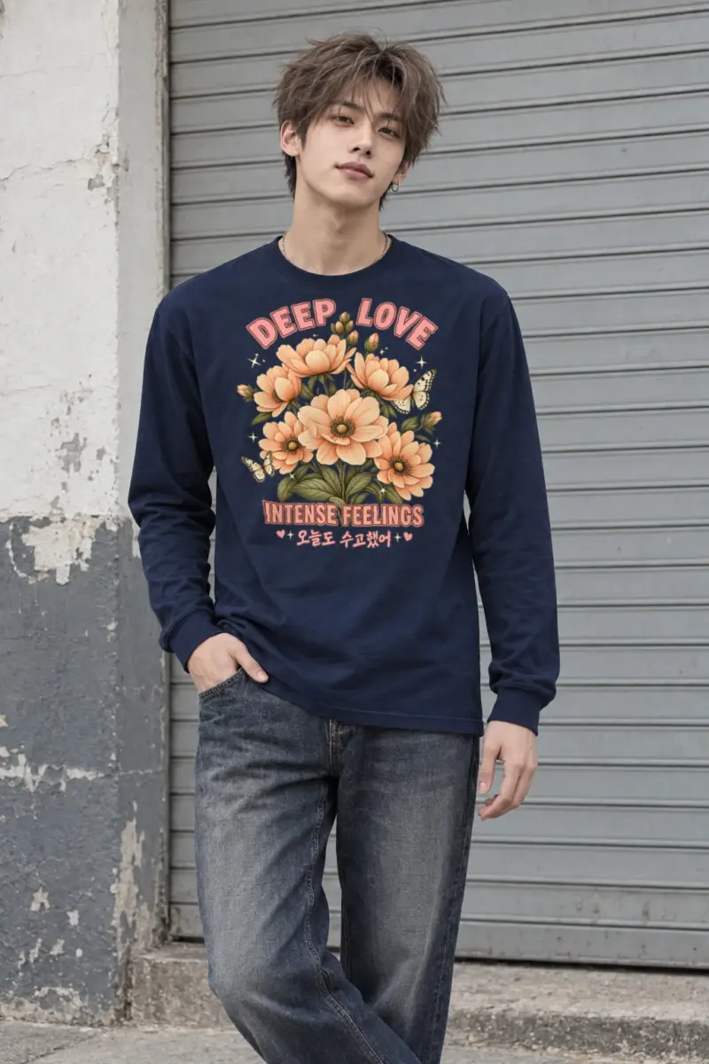 "Deep Love Daisies" Unisex Longsleeve T-shirt