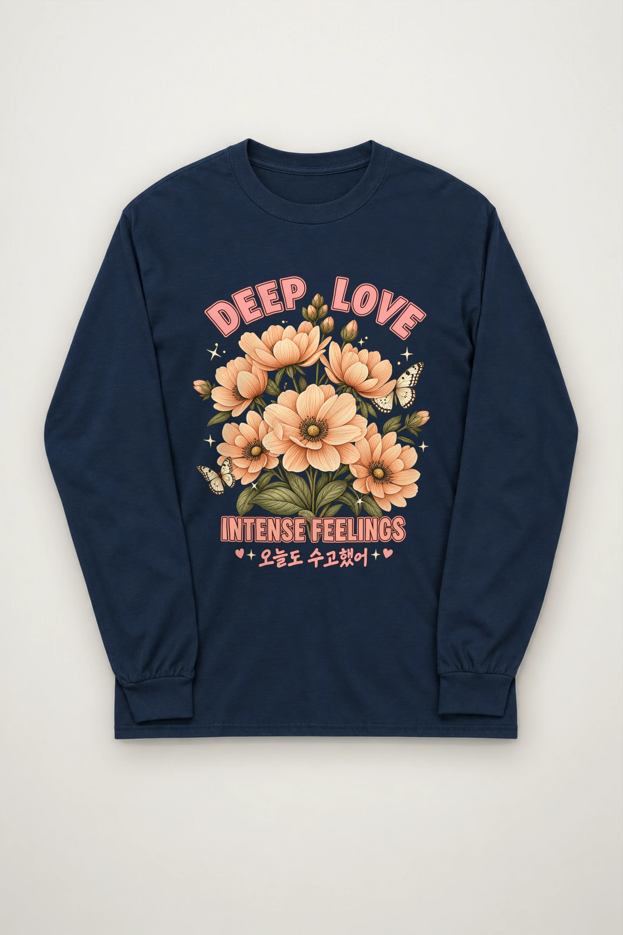 "Deep Love Daisies" Unisex Longsleeve T-shirt