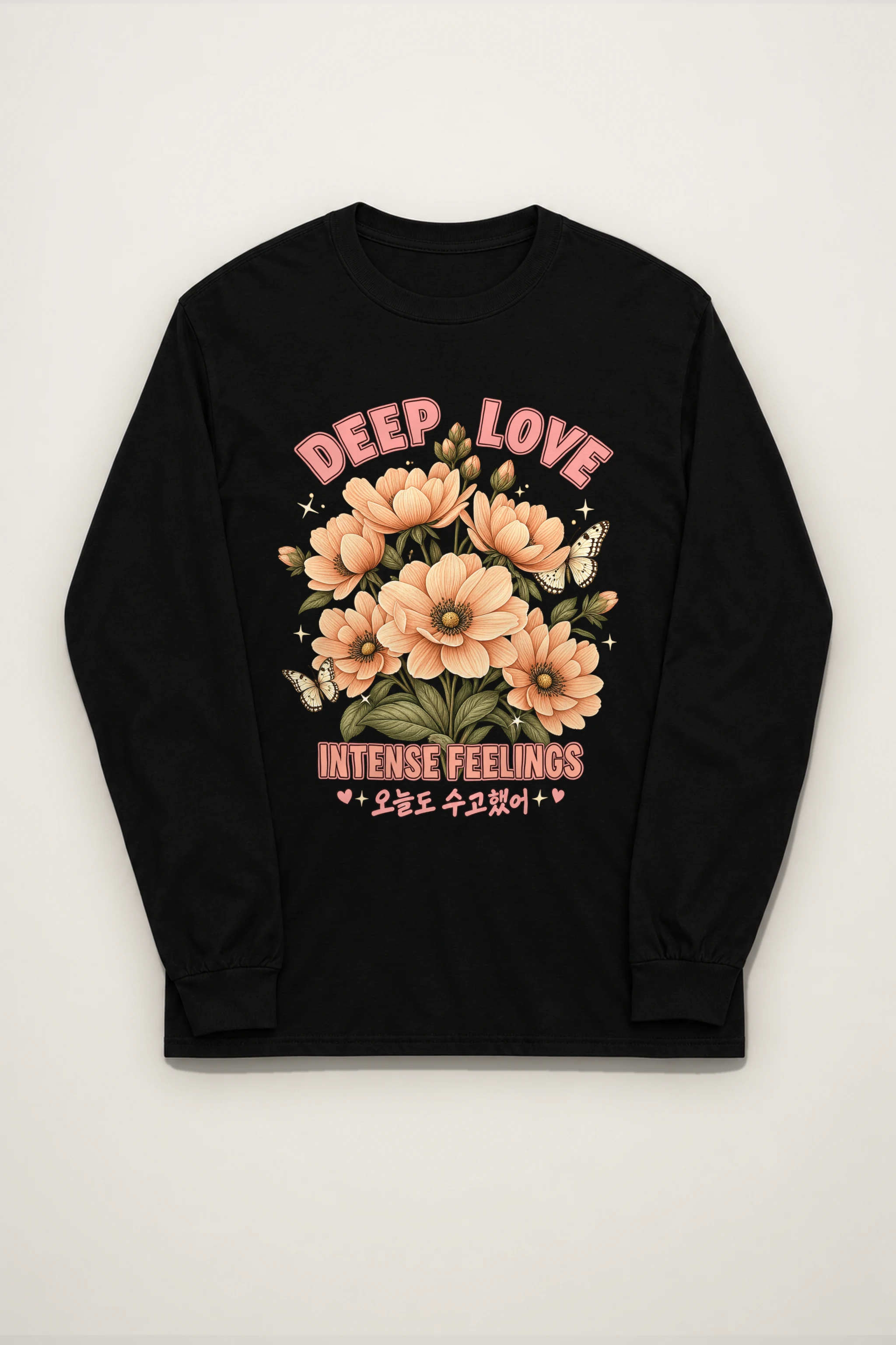 "Deep Love Daisies" Unisex Longsleeve T-shirt