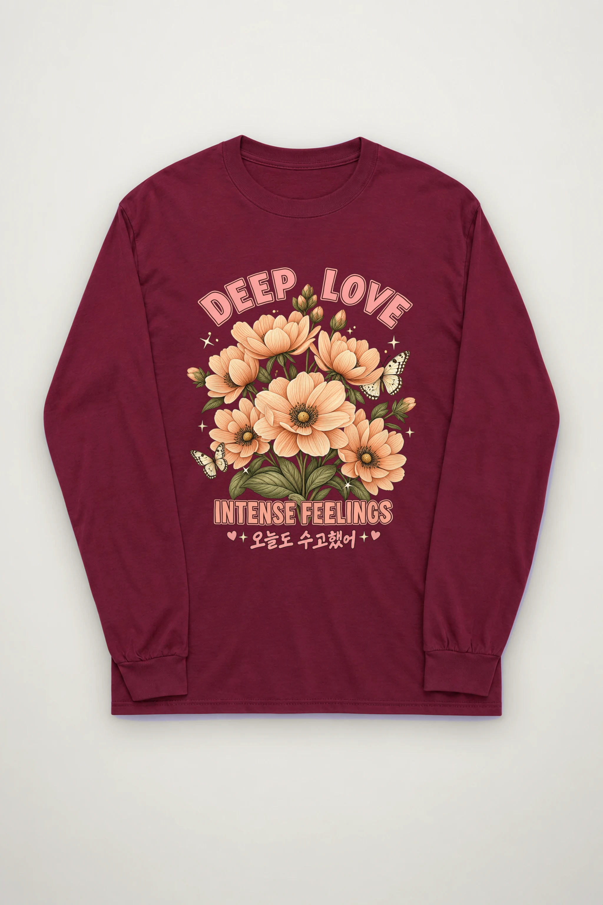 "Deep Love Daisies" Unisex Longsleeve T-shirt