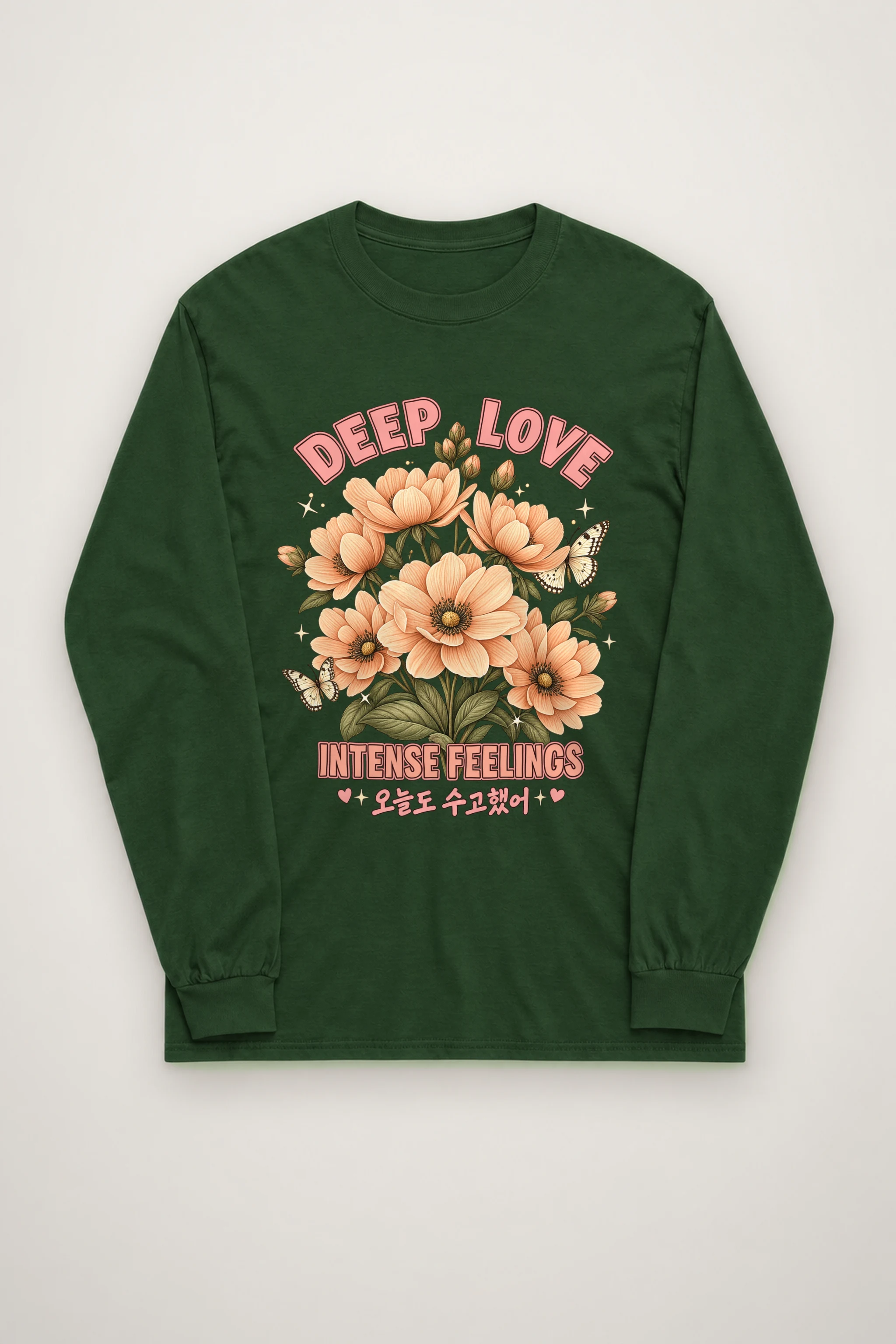 "Deep Love Daisies" Unisex Longsleeve T-shirt