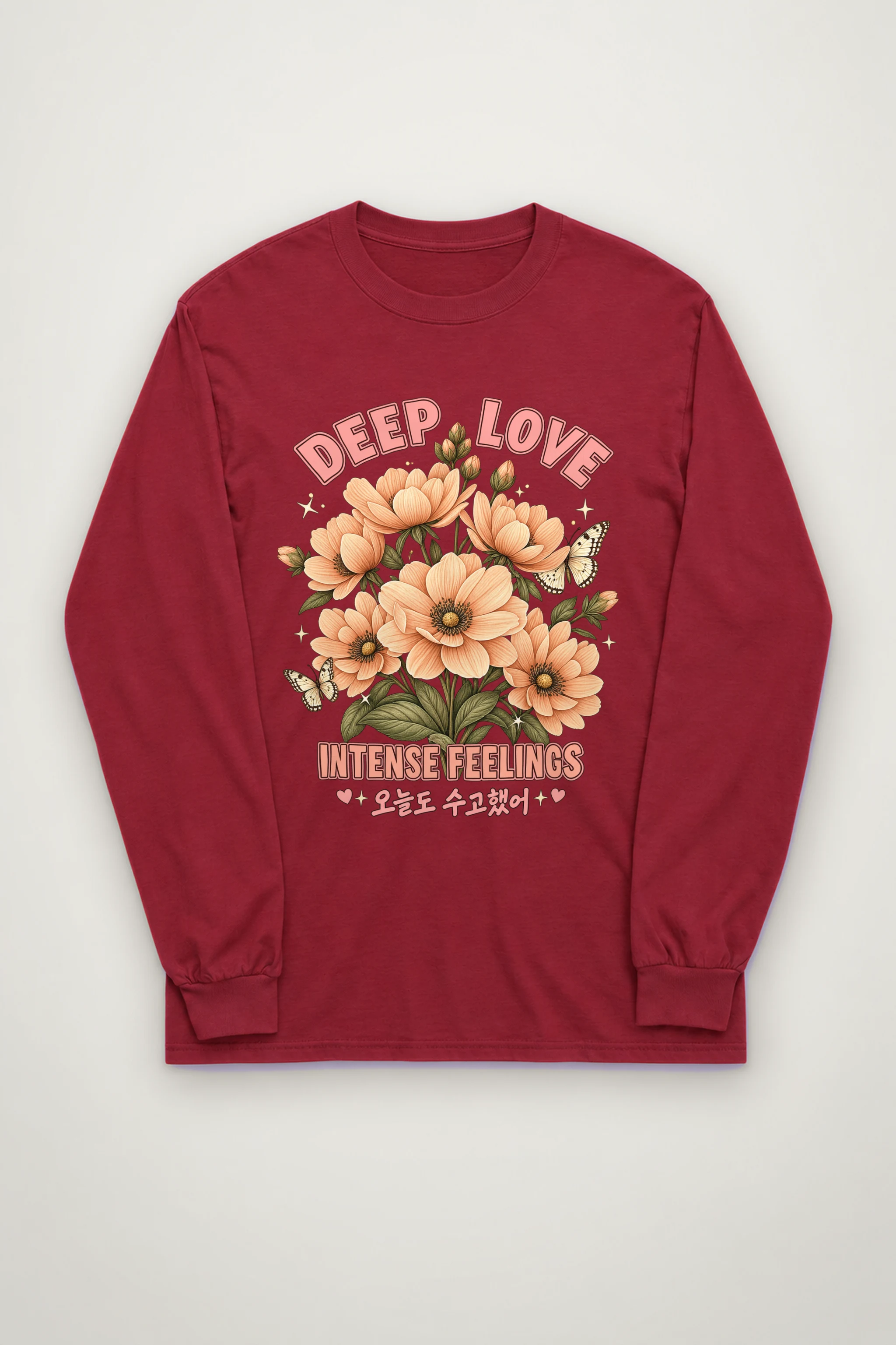 "Deep Love Daisies" Unisex Longsleeve T-shirt