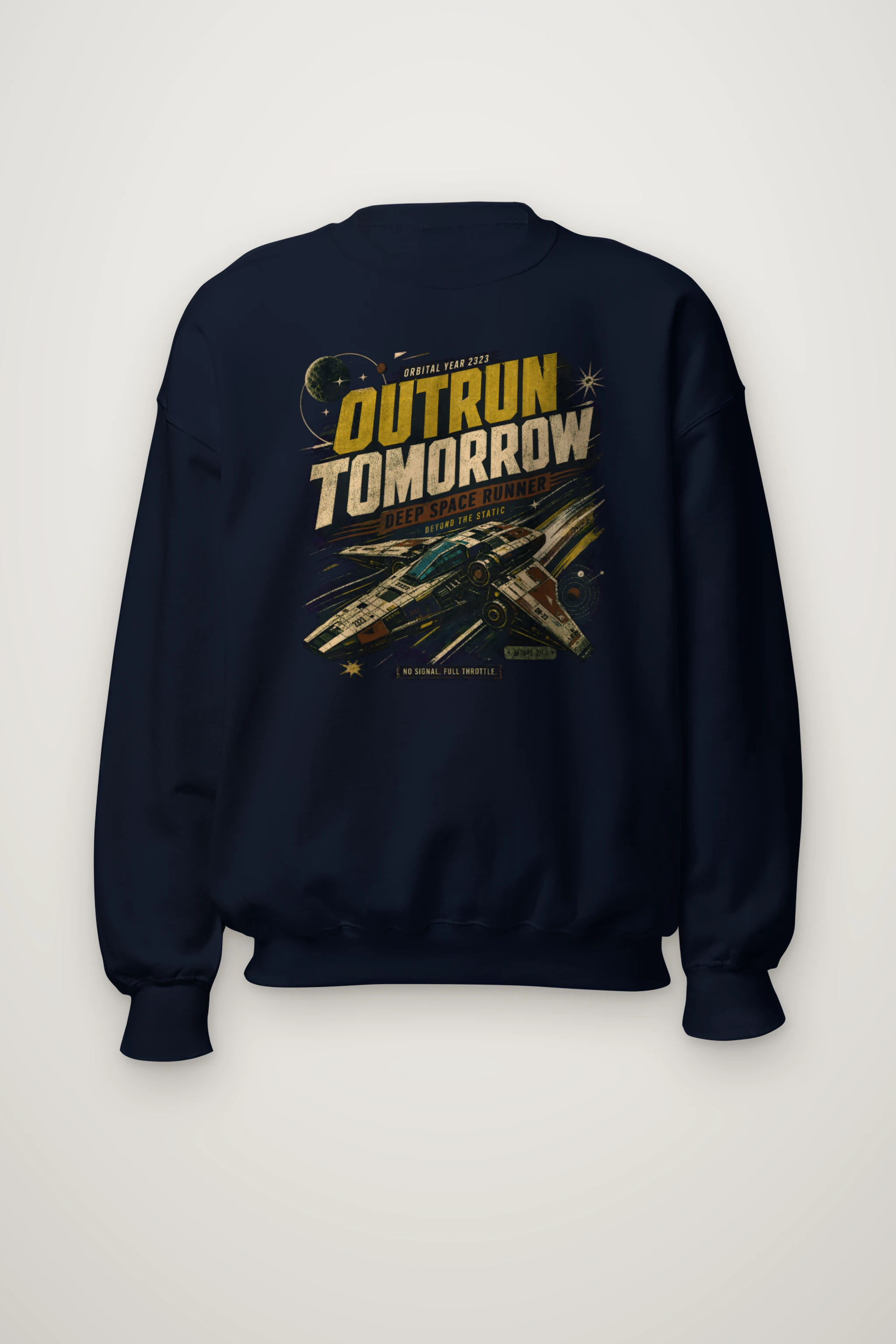 "Deep Space Runner" Heavy Blend Unisex Crewneck Sweatshirt