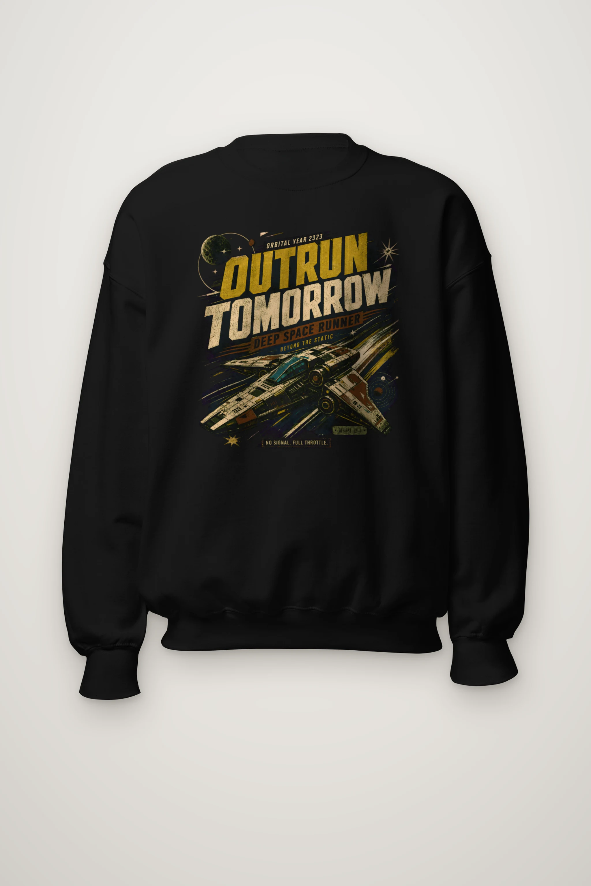 "Deep Space Runner" Heavy Blend Unisex Crewneck Sweatshirt
