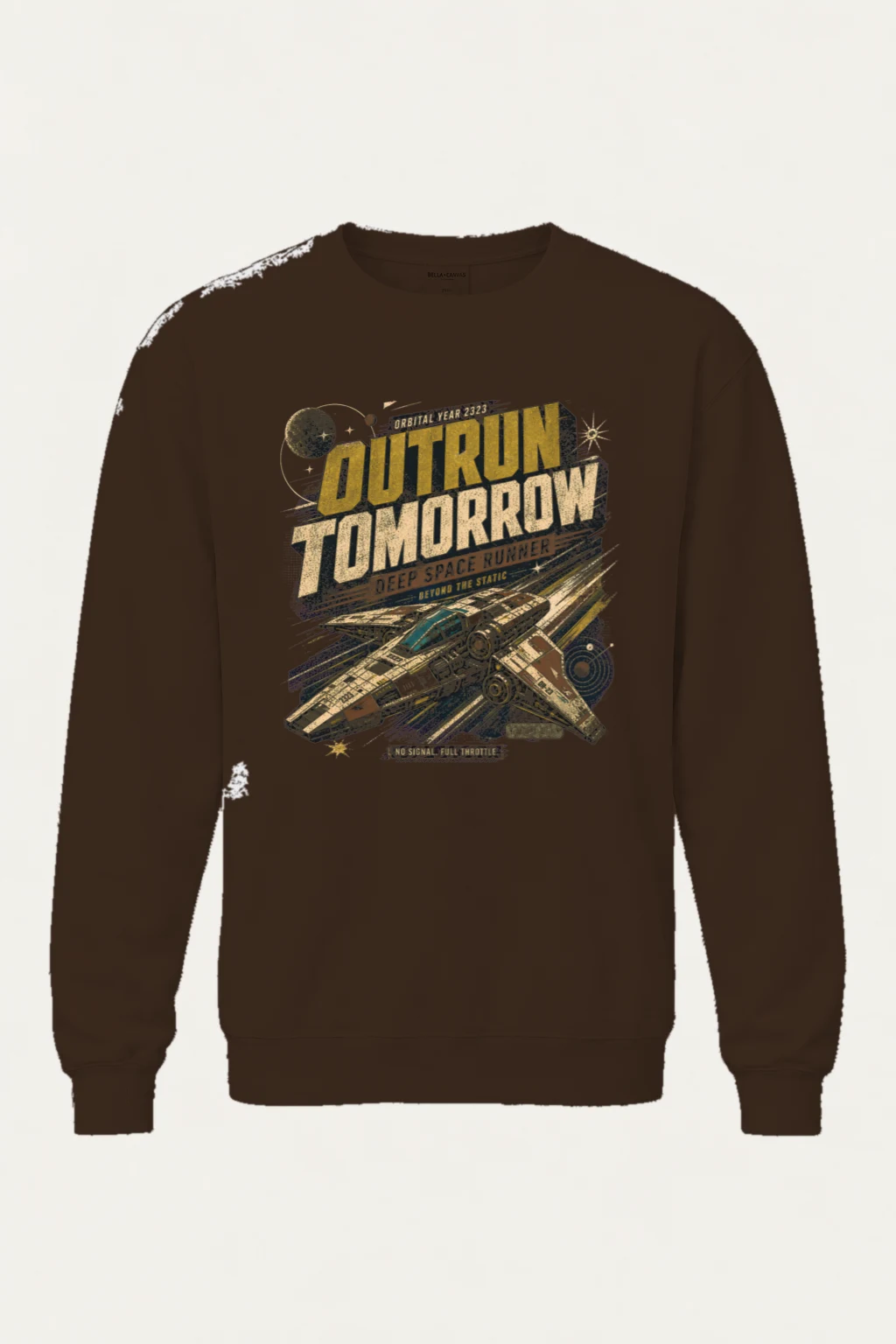 "Deep Space Runner" Heavy Blend Unisex Crewneck Sweatshirt | Gildan 18000