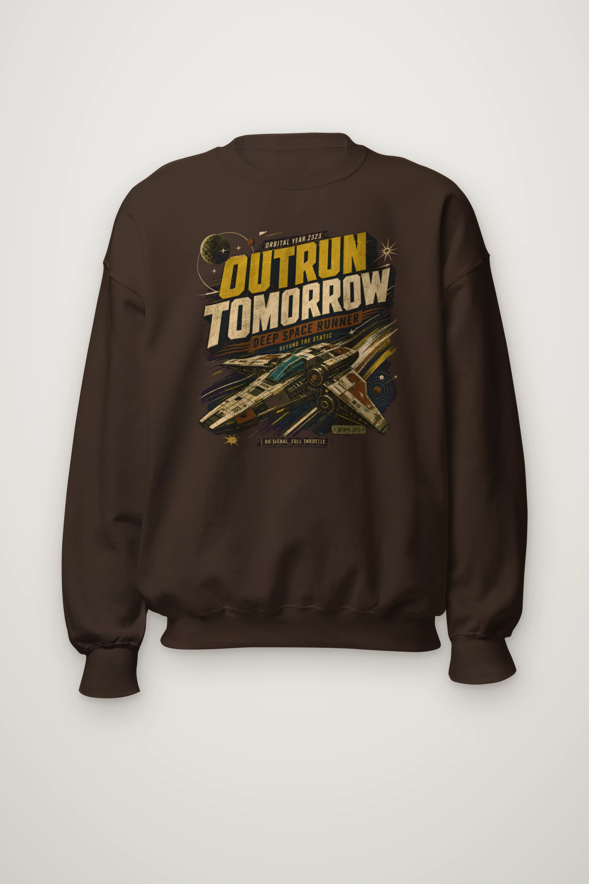 "Deep Space Runner" Heavy Blend Unisex Crewneck Sweatshirt