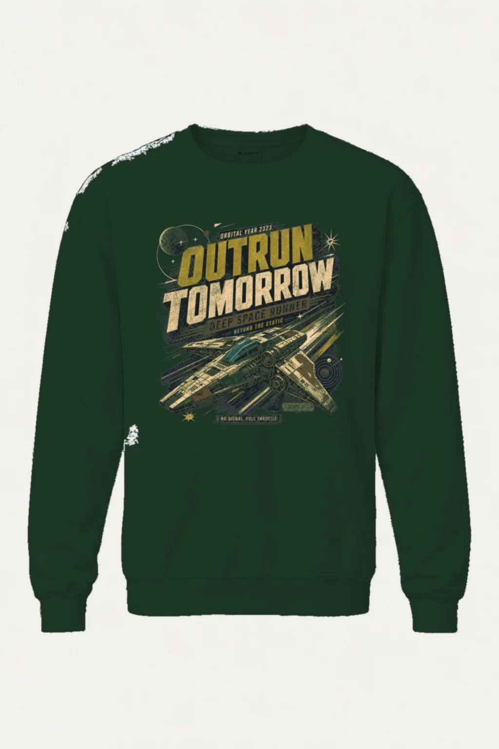 "Deep Space Runner" Heavy Blend Unisex Crewneck Sweatshirt | Gildan 18000