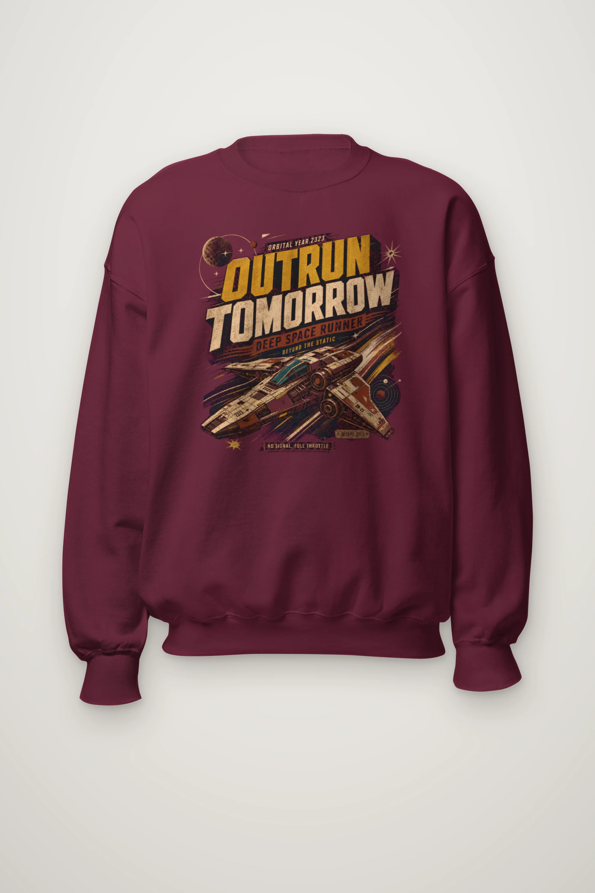 "Deep Space Runner" Heavy Blend Unisex Crewneck Sweatshirt